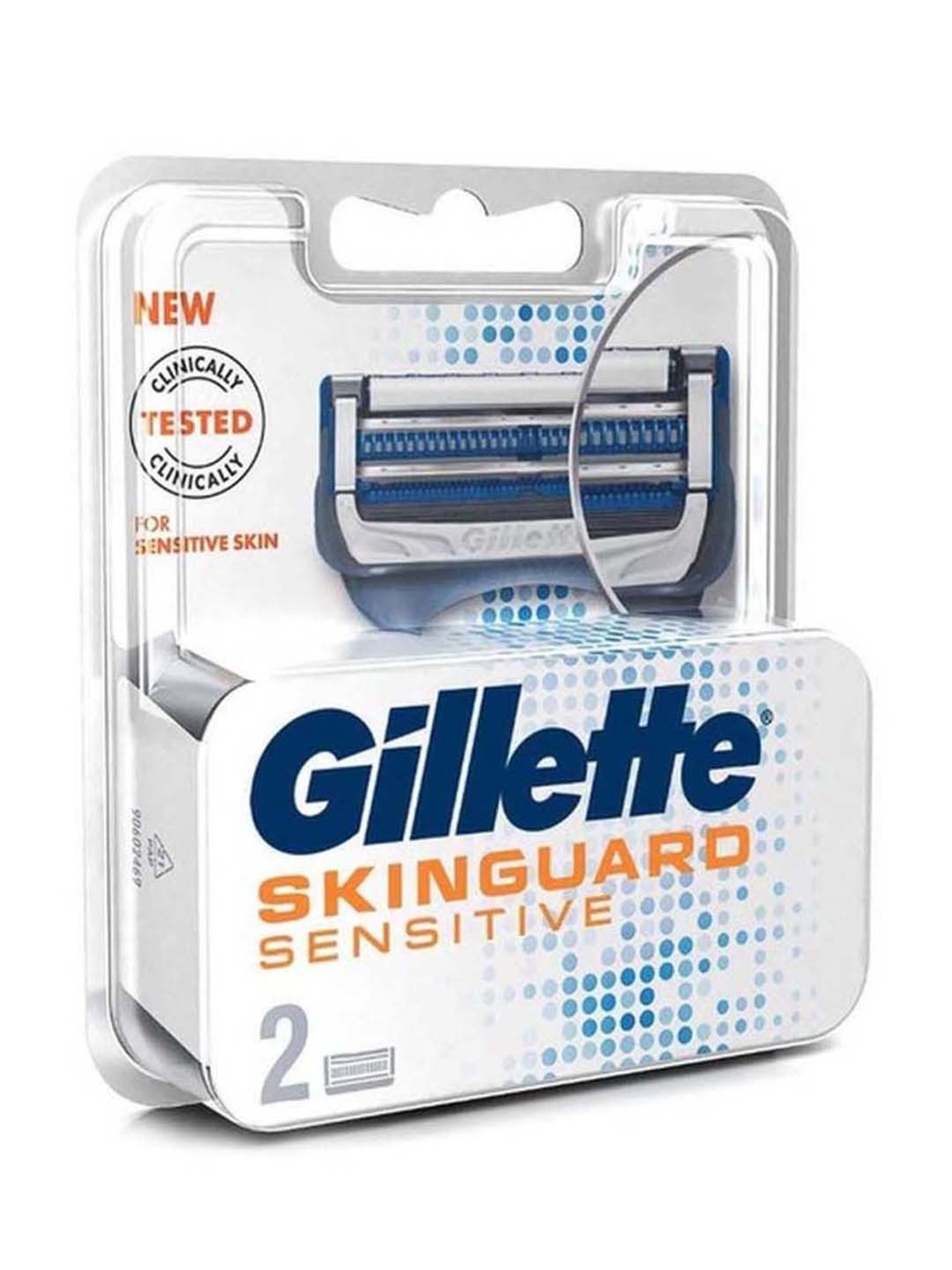 Gillette Skinguard Manual Shaving Razor Blades Cartridges (Pack of 2)