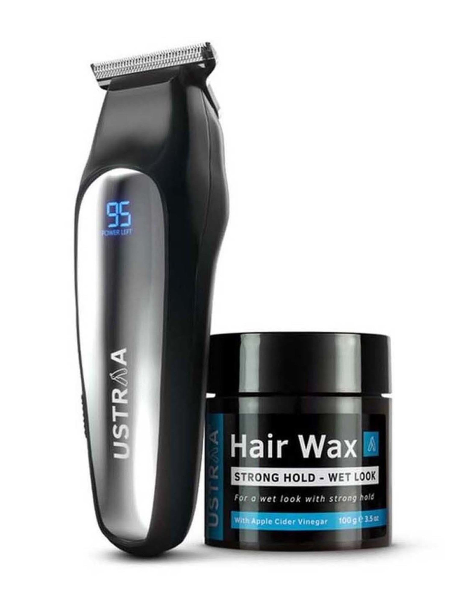 Buy Ustraa Trimmer Chrome & Hair Wax for Wet Look Online At Best Price @  Tata CLiQ