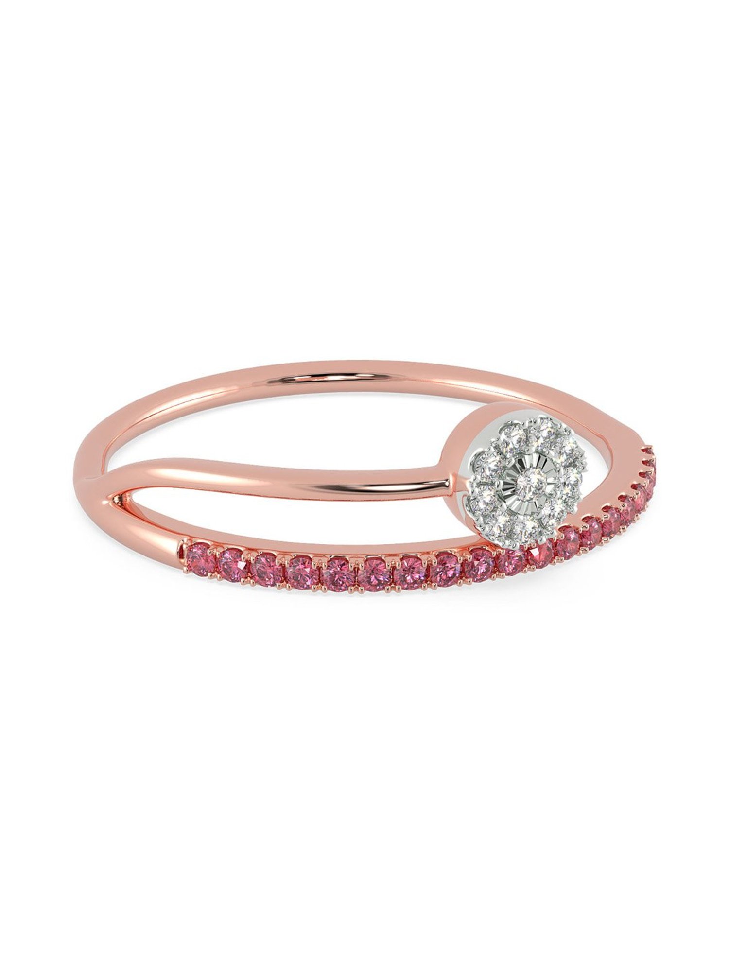 Amethyst, Pink Sapphire and Diamond Ring | CGR119P-DAPS | Valina Gemstone  Jewelry
