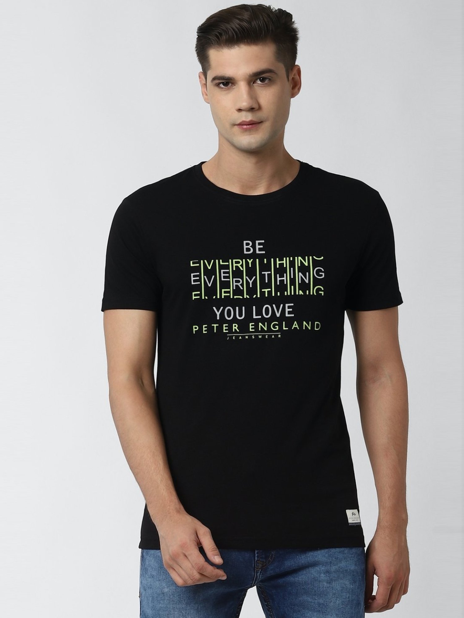 Buy Peter England Mens T-Shirt PJKCPSNFK53245 Online - Lulu Hypermarket  India