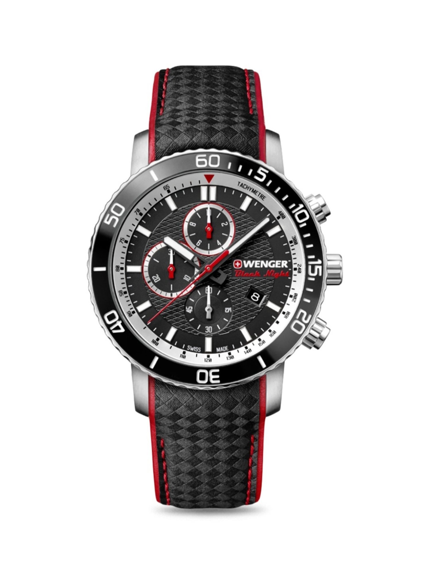 ワンダーフォーゲル1860 Buy Wenger 01.1843.105 Roadster Black Night Chrono Analog Watch