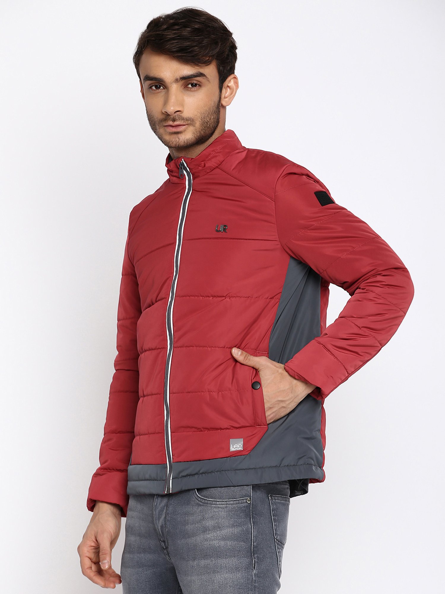 Buy Okane Red & Black Regular Fit Reversible Jacket for Men's Online @ Tata  CLiQ