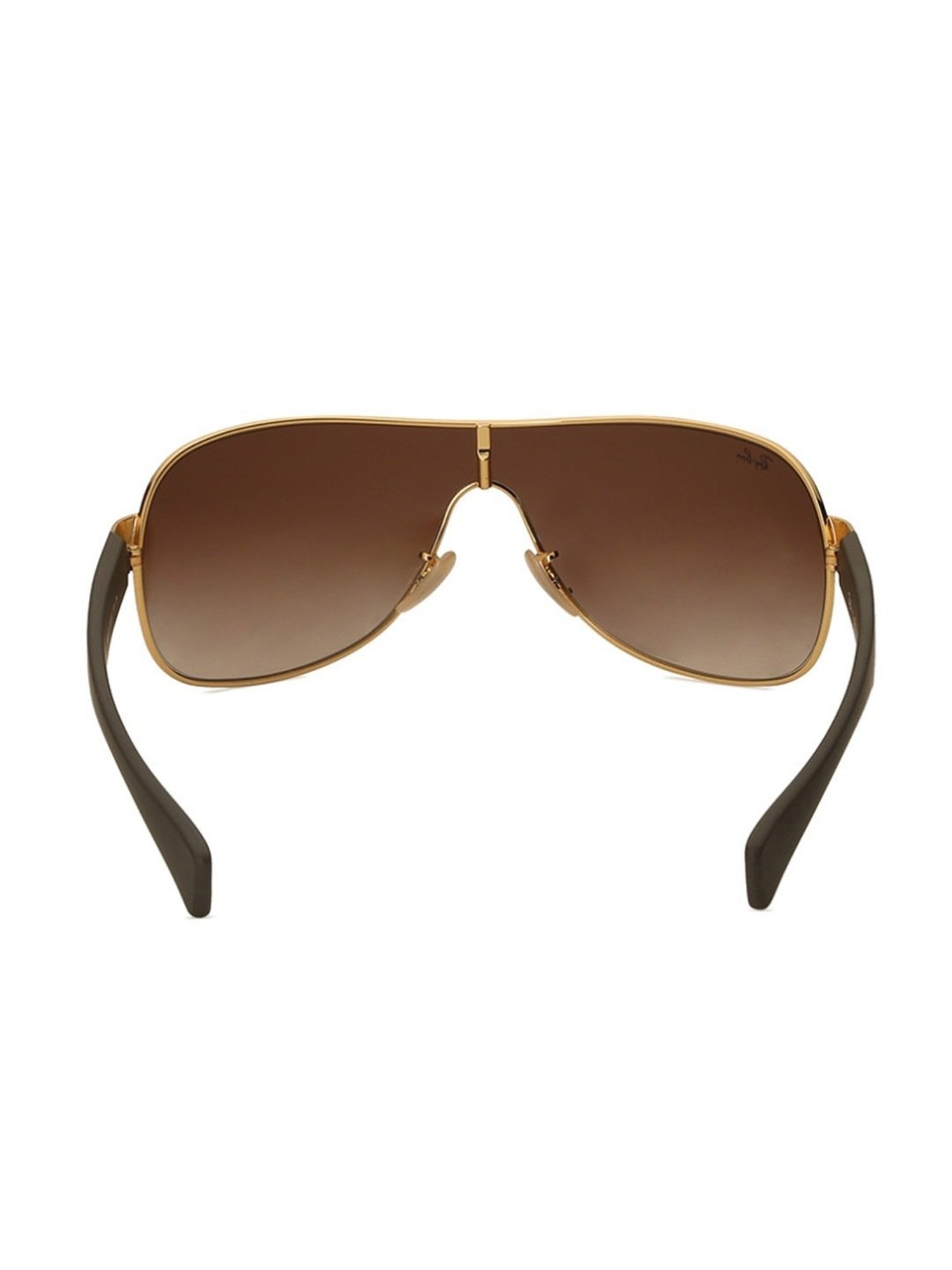 Buy Ray-Ban SRB34710011332 Brown Shield Sunglasses For Men At Best Price @  Tata CLiQ
