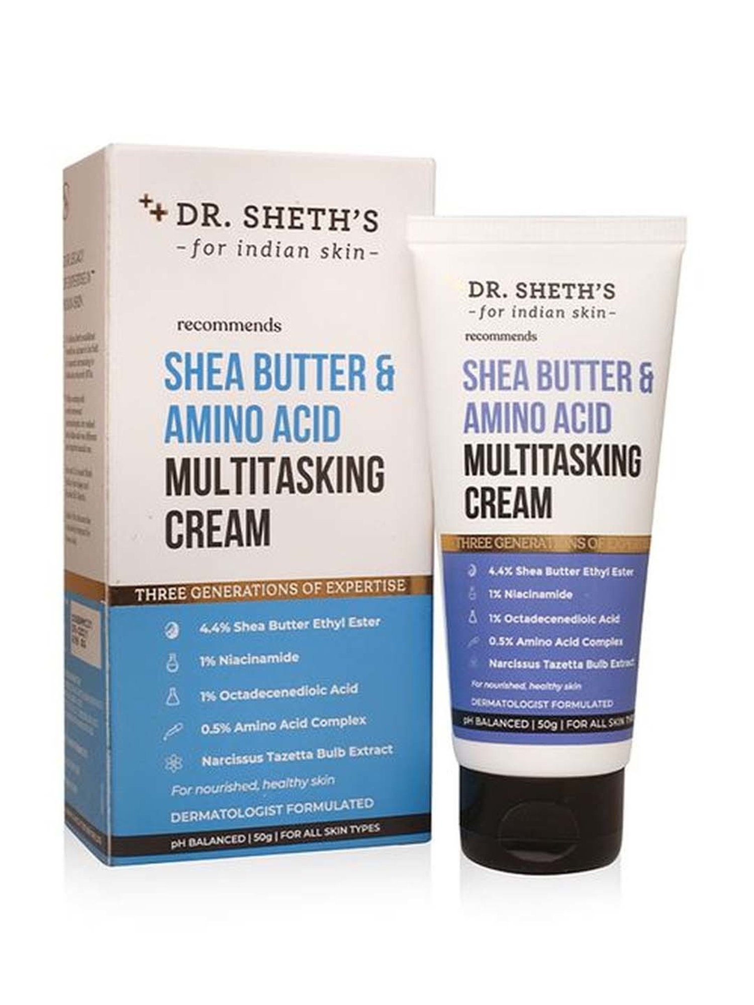 Buy Dr.SHETH's Shea Butter & Amino Acid Multitasking Cream - 50 gm Online  At Best Price @ Tata CLiQ