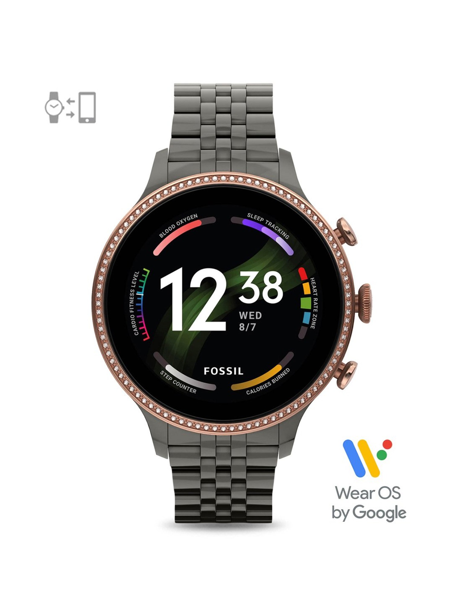 Fossil FTW6078 Gen 6 Smart Watch for Women-Fossil-Watches-TATA CLIQ