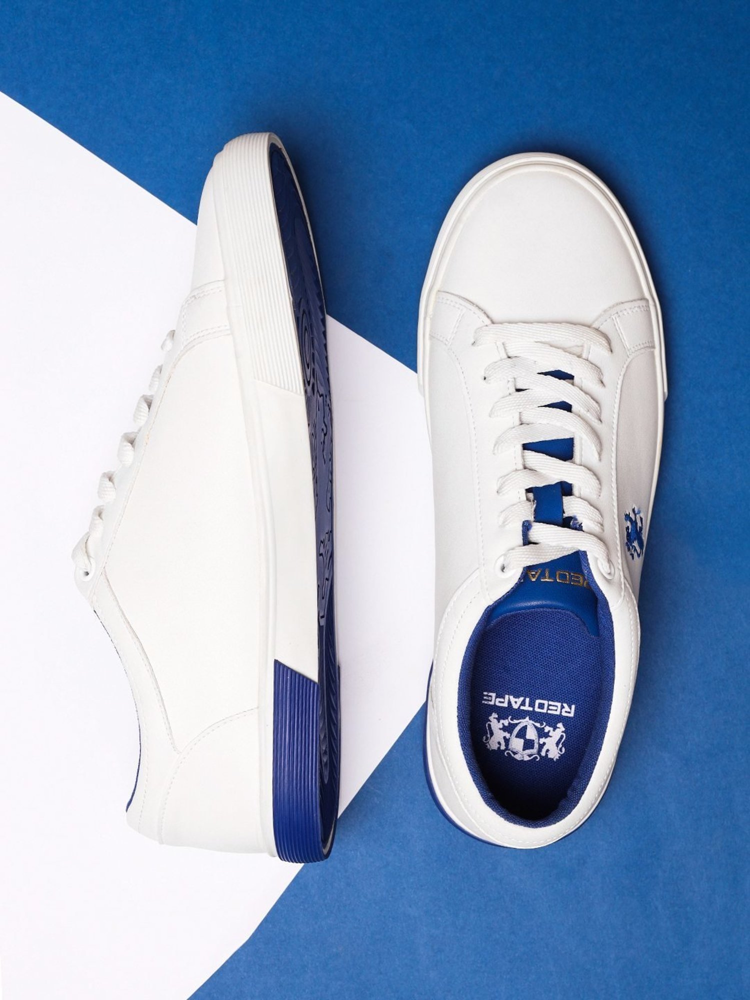 red tape men navy sneakers