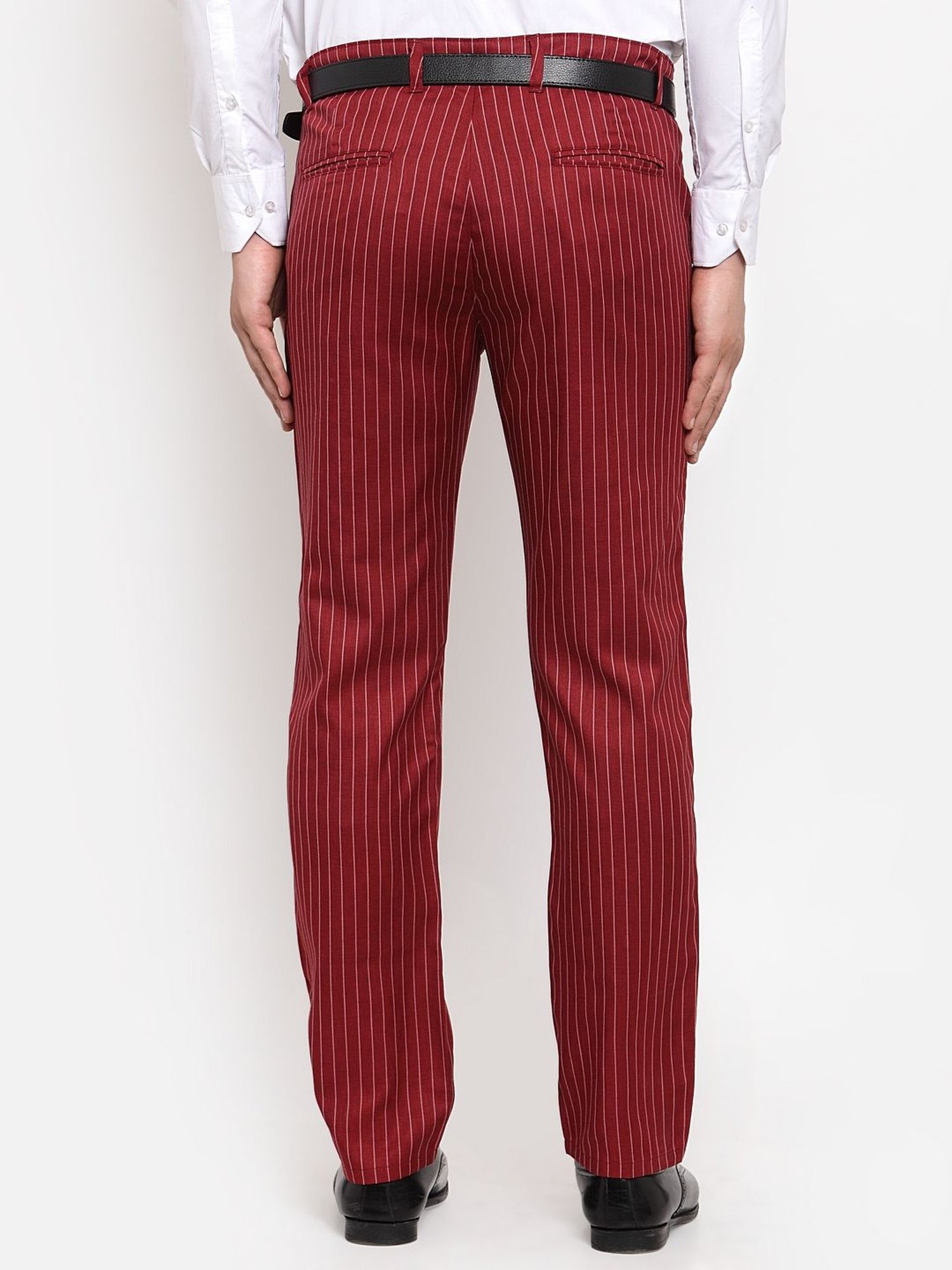 Cigarette trousers  Red  Ladies  HM IN