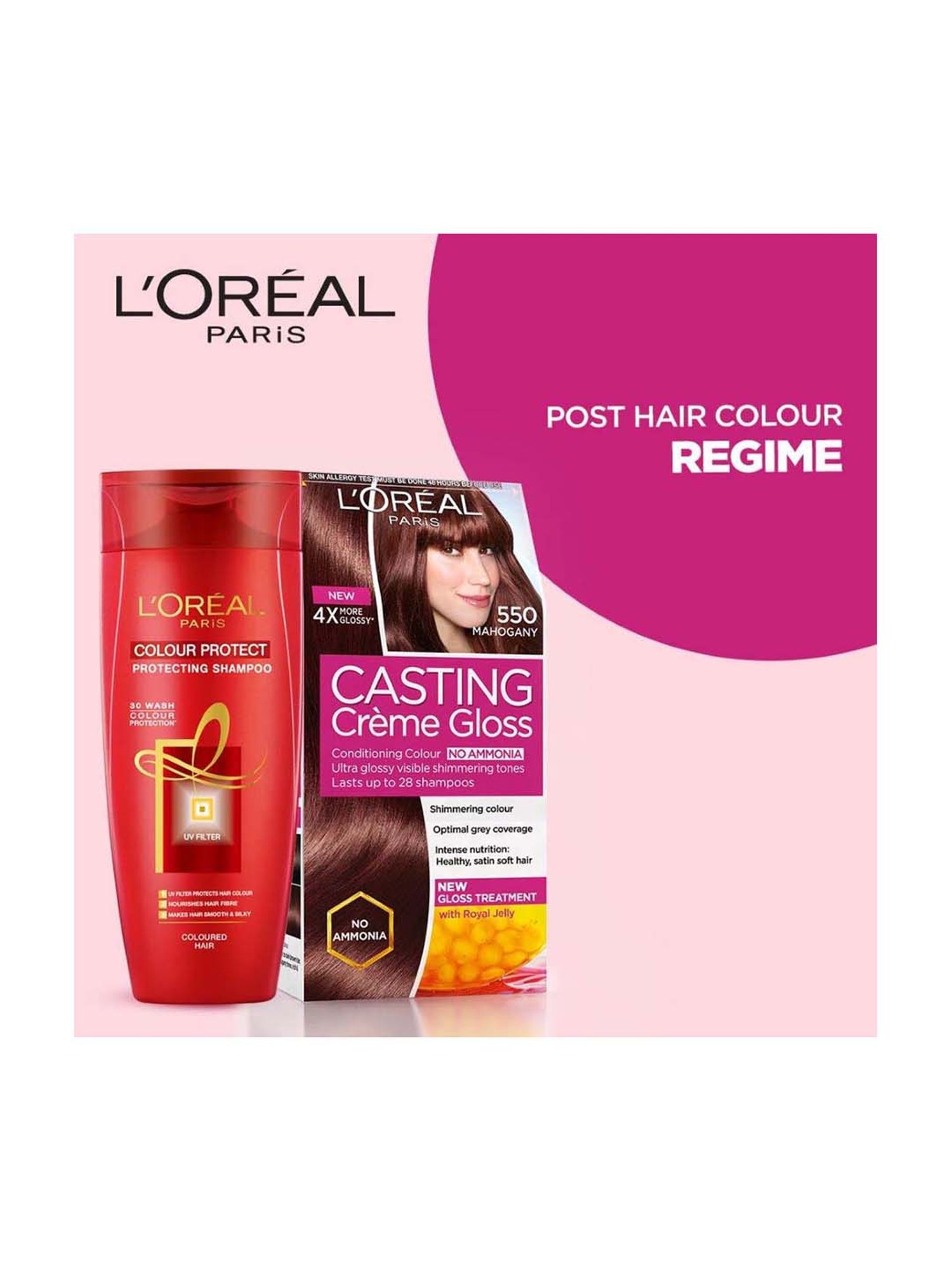 Buy LOreal Paris Casting Creme Gloss Hair Color Chocolate 535 online at  best price in India  Health  Glow