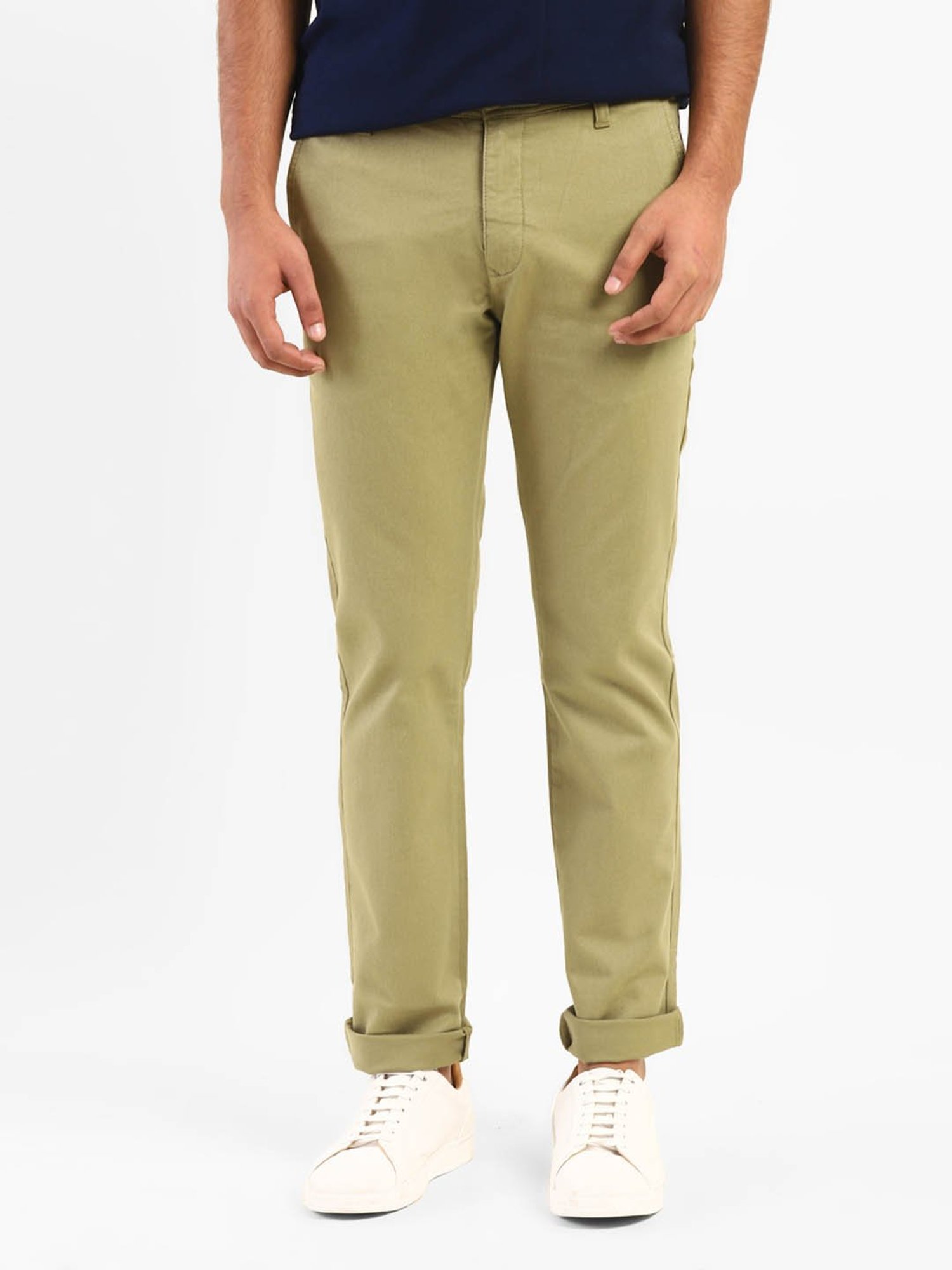 Levis 511 Fern Olive Cotton Slim Fit Trousers