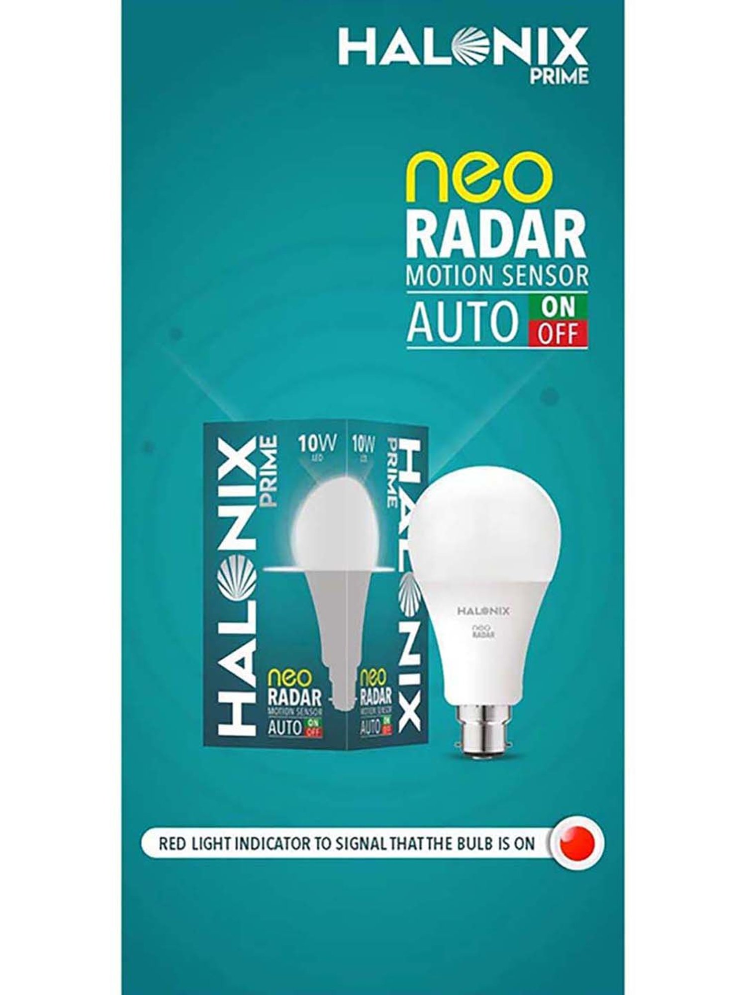 Halonix bulb deals auto on off