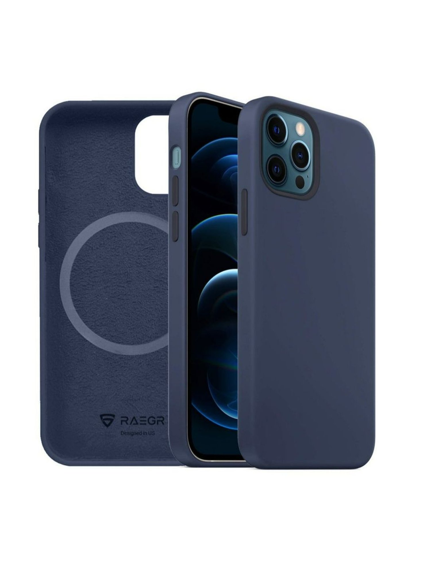 RAEGR iPhone 12/12 Pro Case, Anodized Aluminum Bumper, Supports Mag-Safe  Wireless Charging