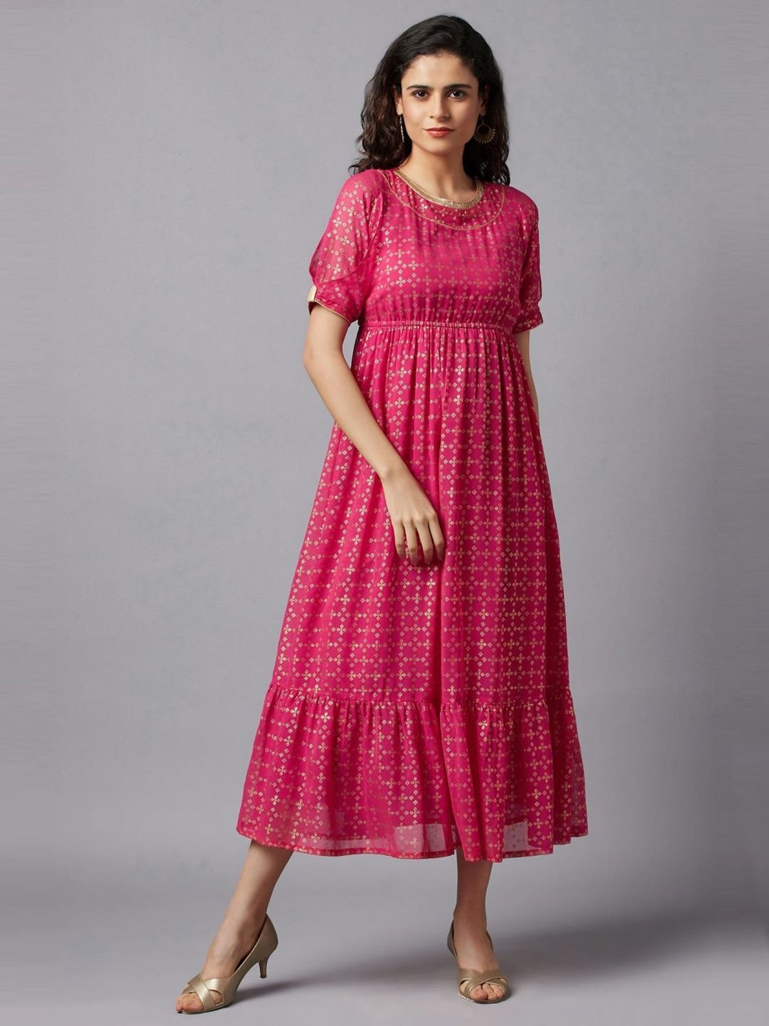 Buy Pink Straight Palazzo Online - Aurelia