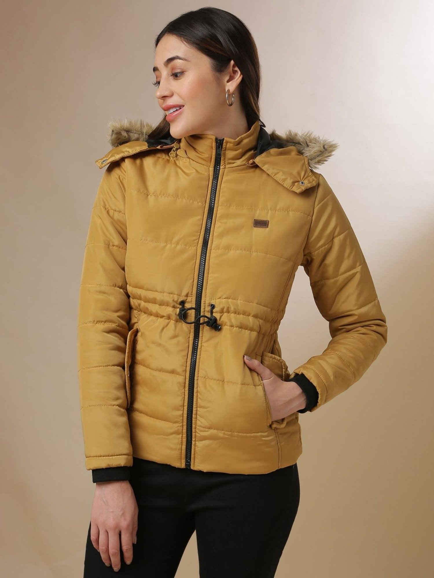 mustard smart jacket