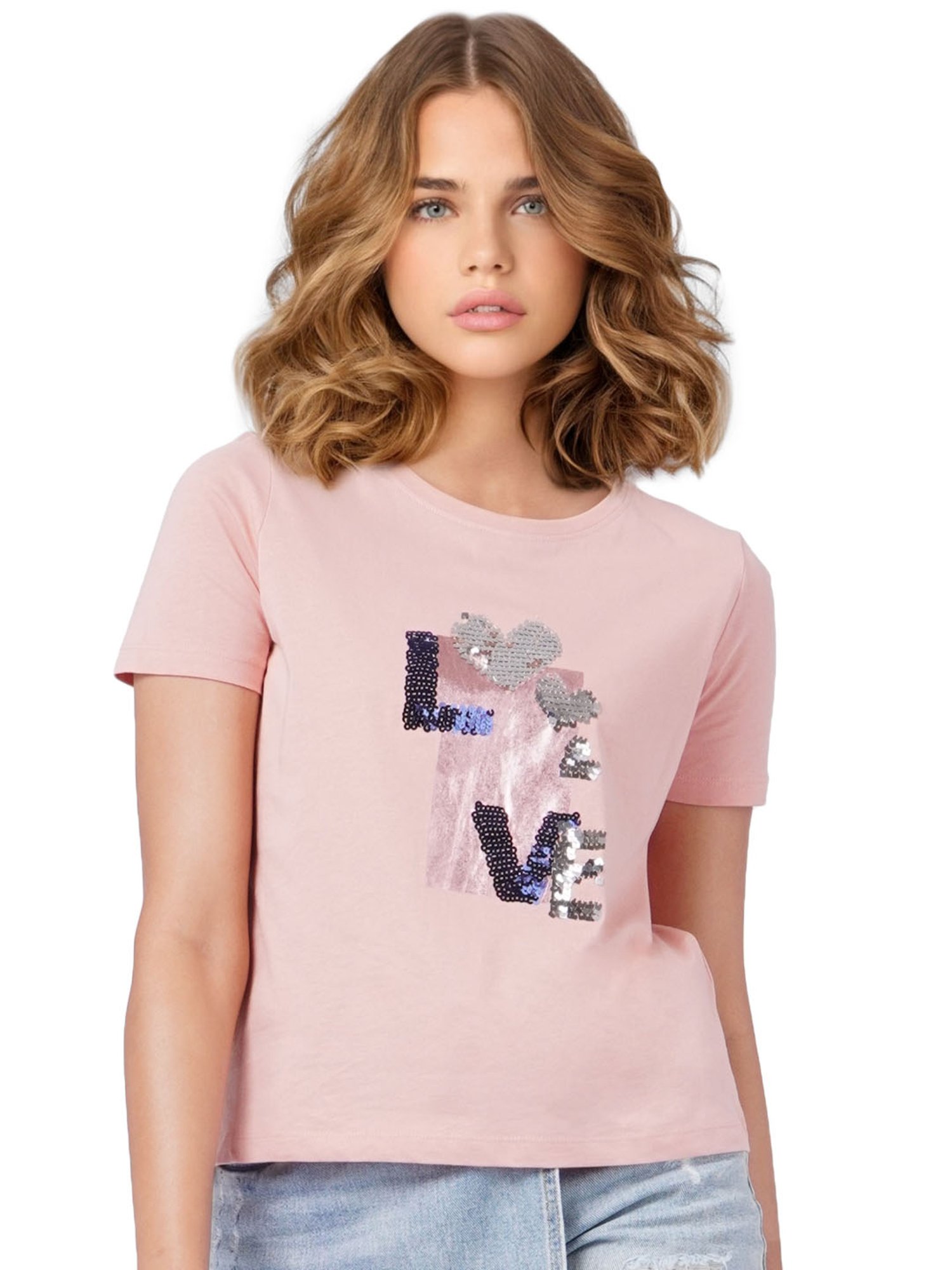 Buy Kazo Pink Embellished Casual Shirt for Women's Online @ Tata CLiQ