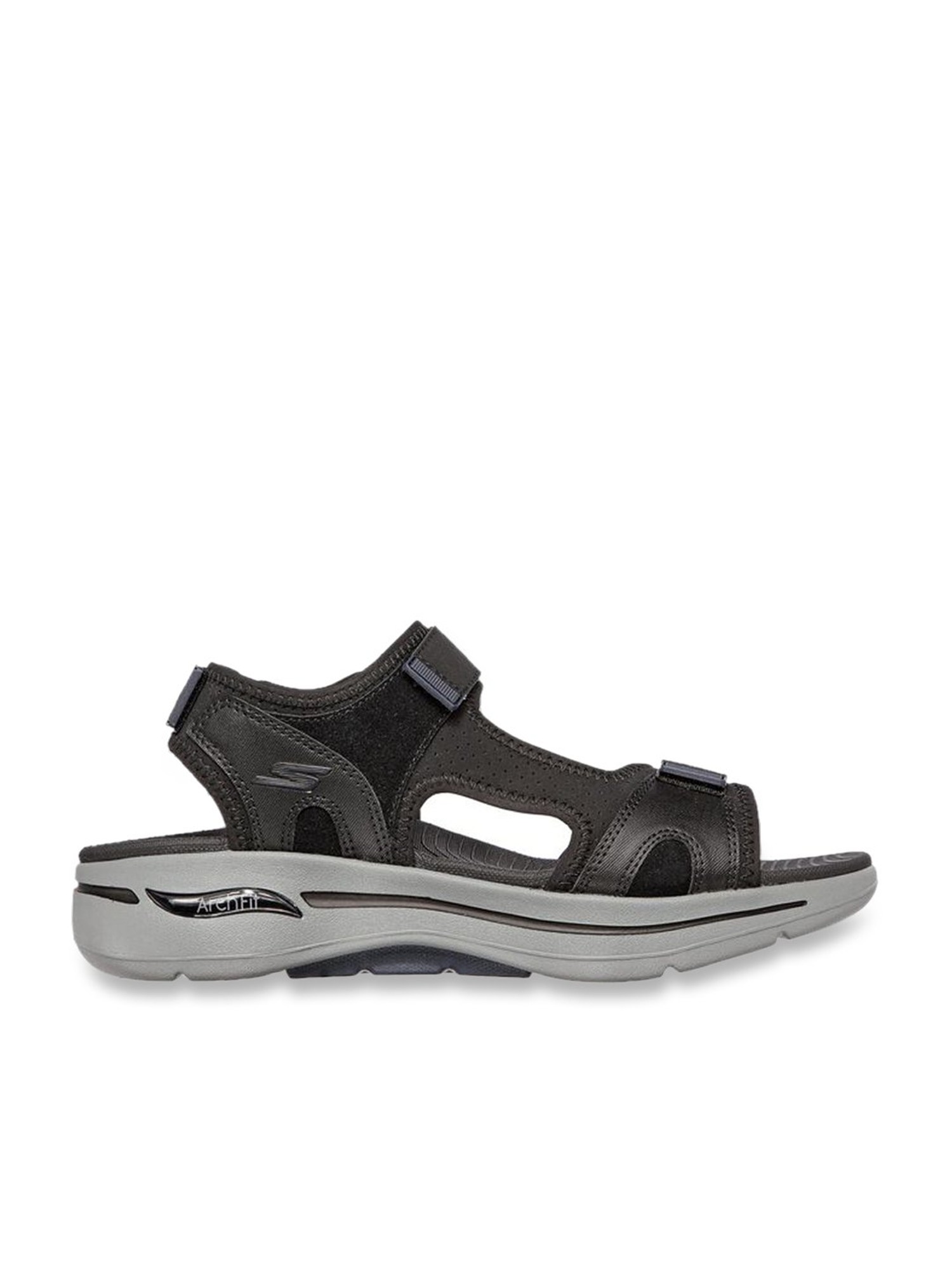 Buy Skechers Mens GO WALK ARCH FIT MISSI Black Floater Sandals for Men at  Best Price  Tata CLiQ