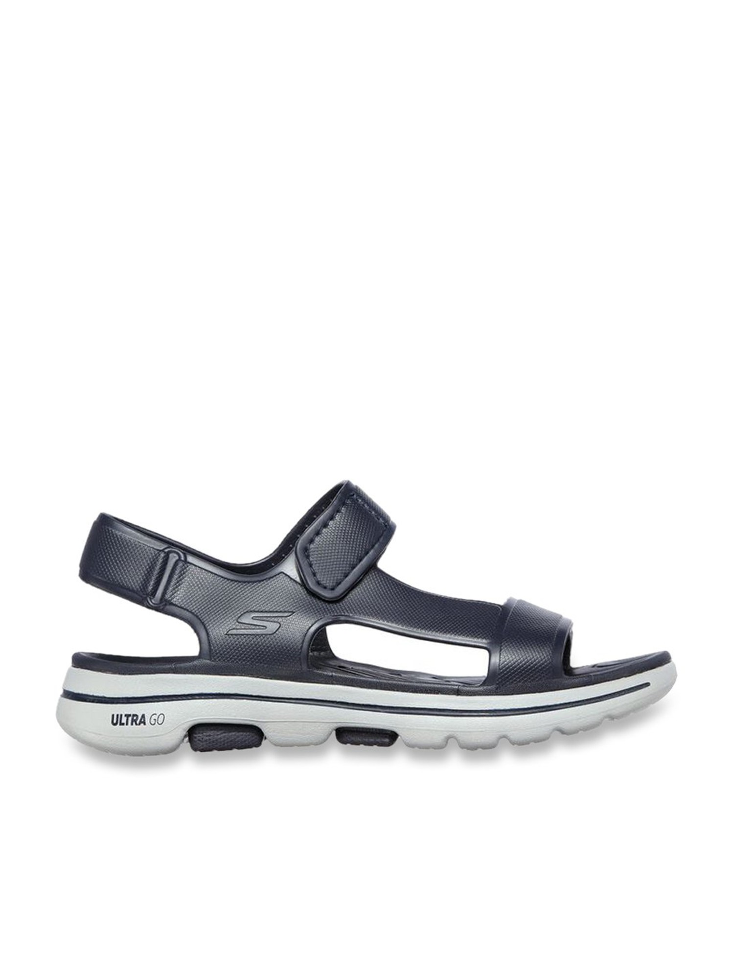 Buy SKECHERS Go Walk Arch Fit - Missi Synthetic Leather Slipon Men's Sandals  | Shoppers Stop