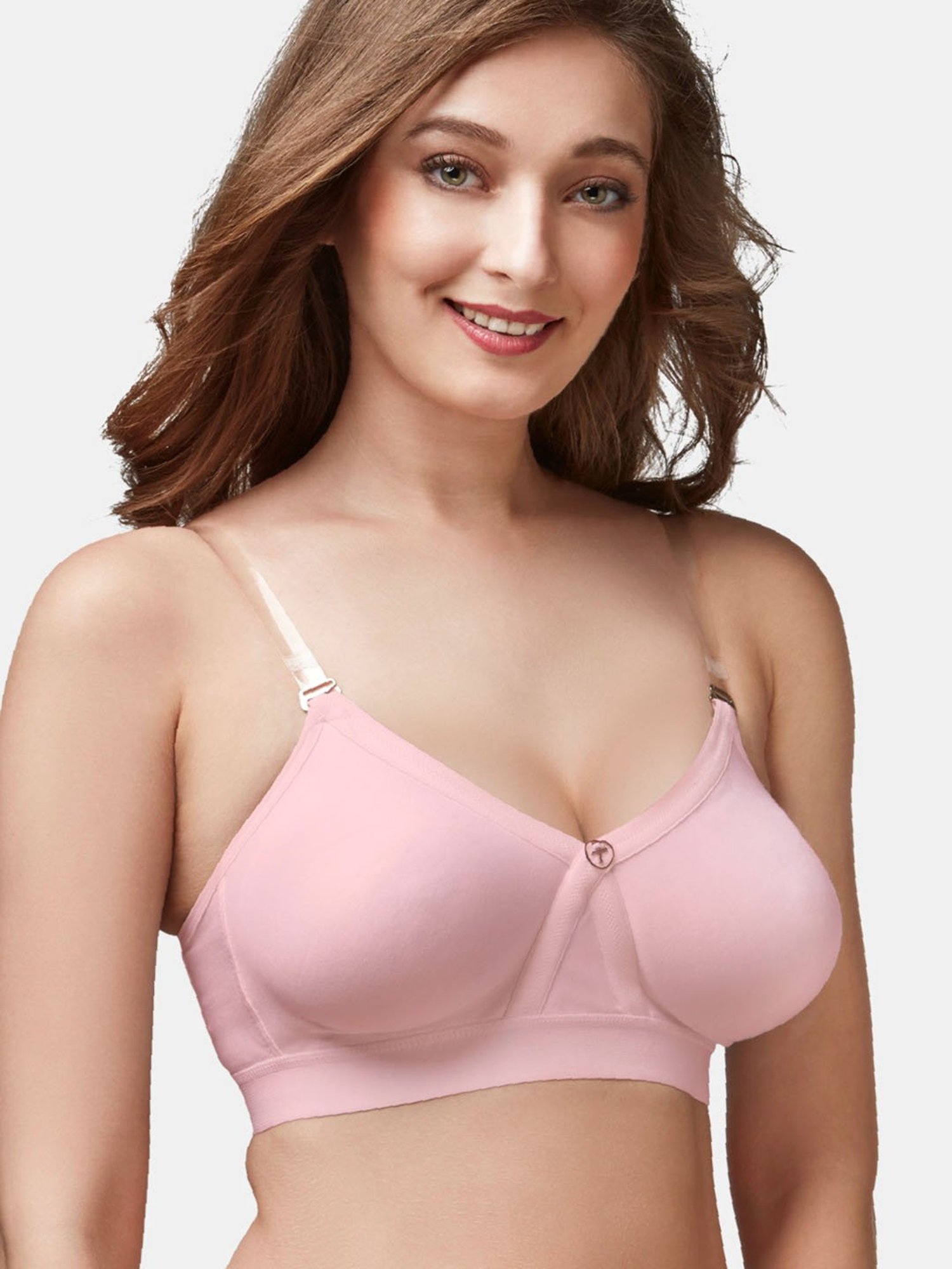 Buy Trylo-Oh-so-pretty you! Pink Non Wired Non Padded Everyday Bra