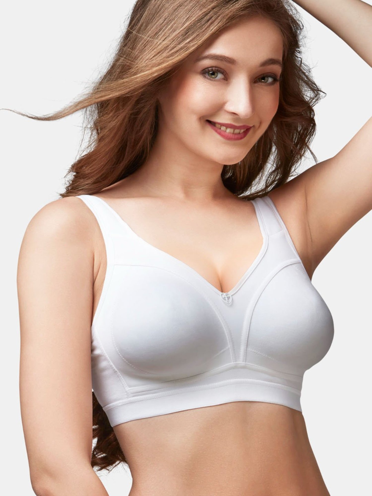 Buy Trylo-Oh-so-pretty you! Non Wired Non Padded Full Coverage Bra for  Women Online @ Tata CLiQ