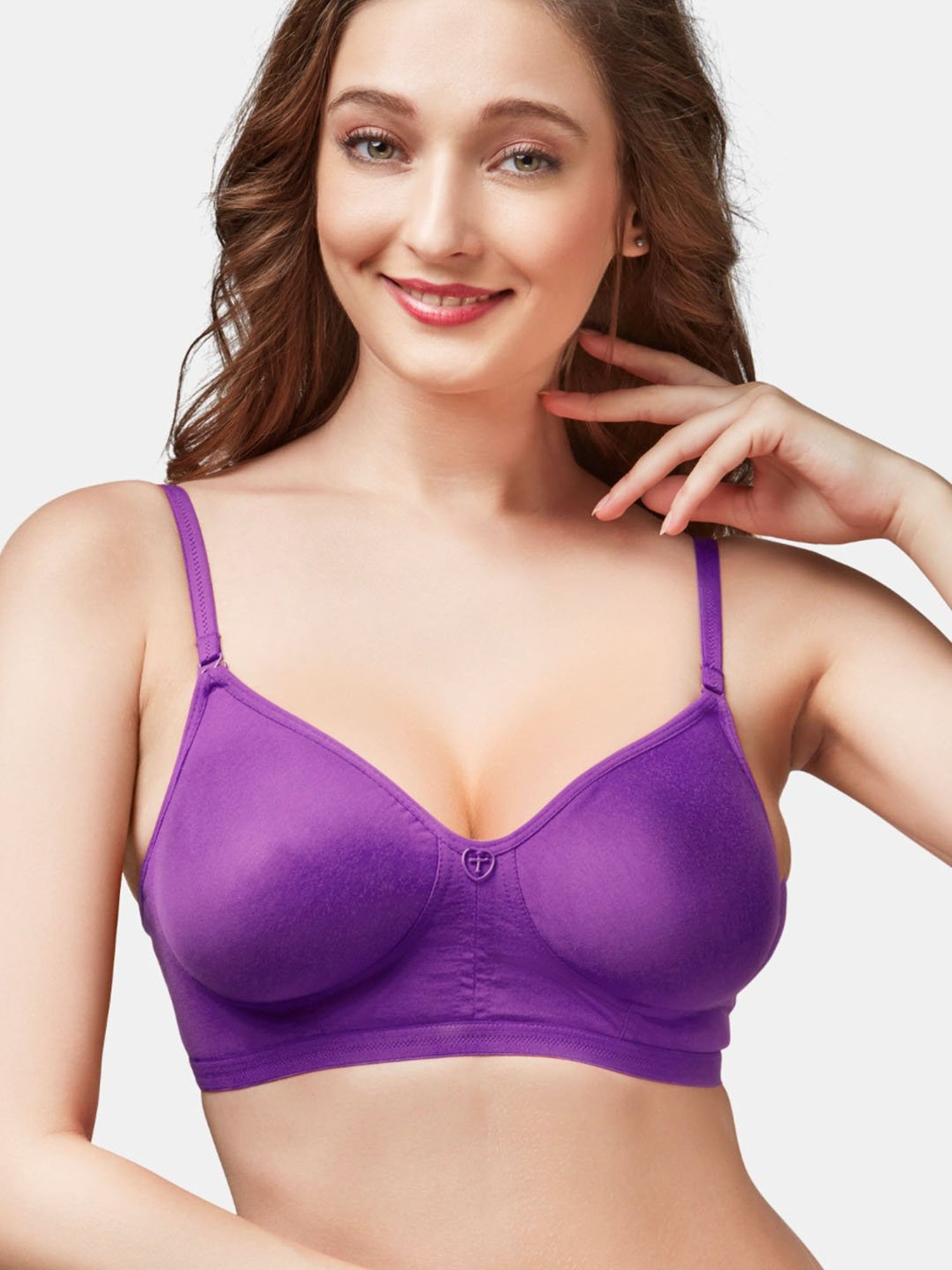 Buy Trylo-Oh-so-pretty you! Black Non Wired Non Padded Everyday Bra for  Women Online @ Tata CLiQ