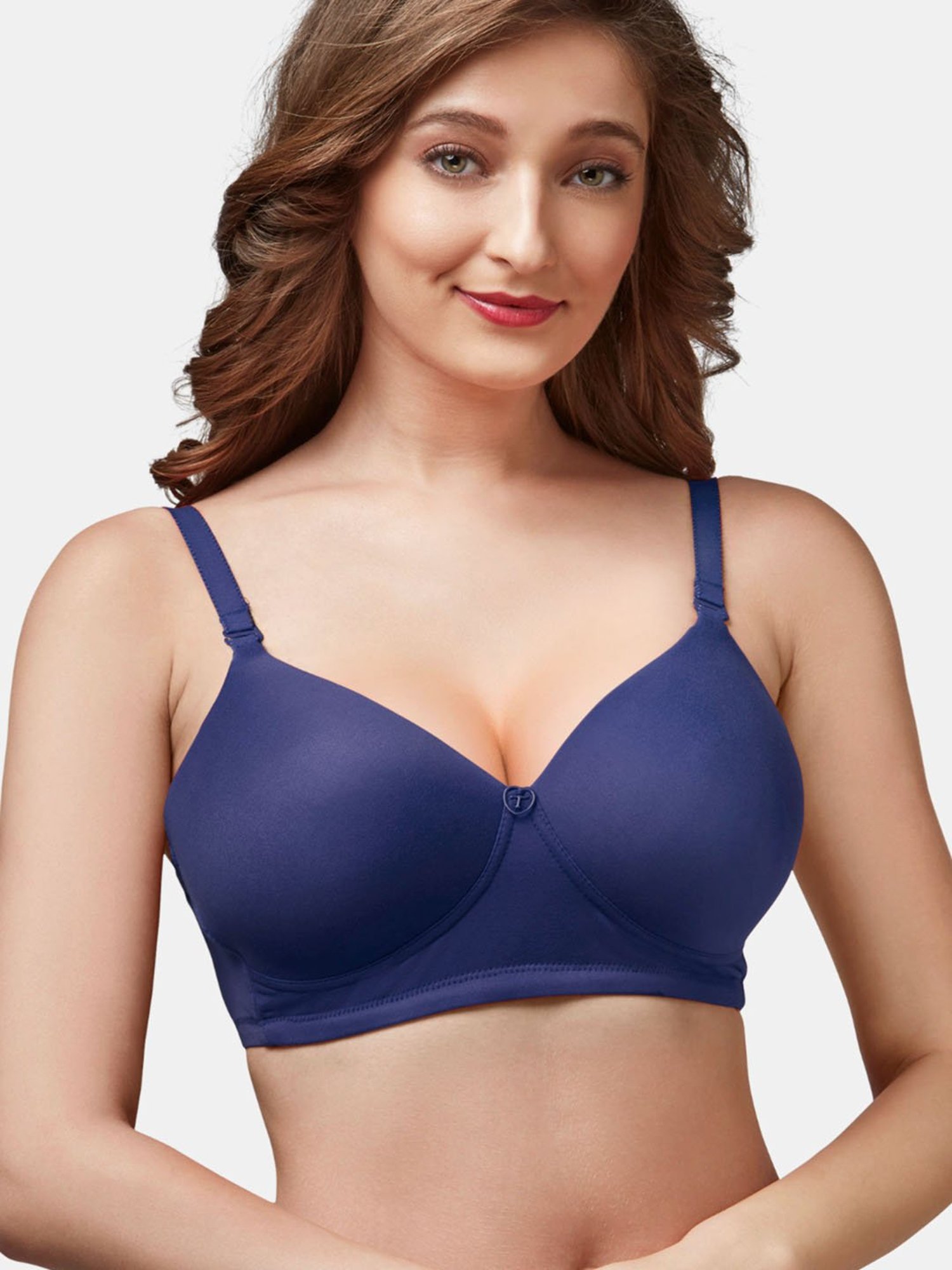 Buy Trylo-Oh-so-pretty you! Beige Non Wired Non Padded Plunge Bra for Women  Online @ Tata CLiQ