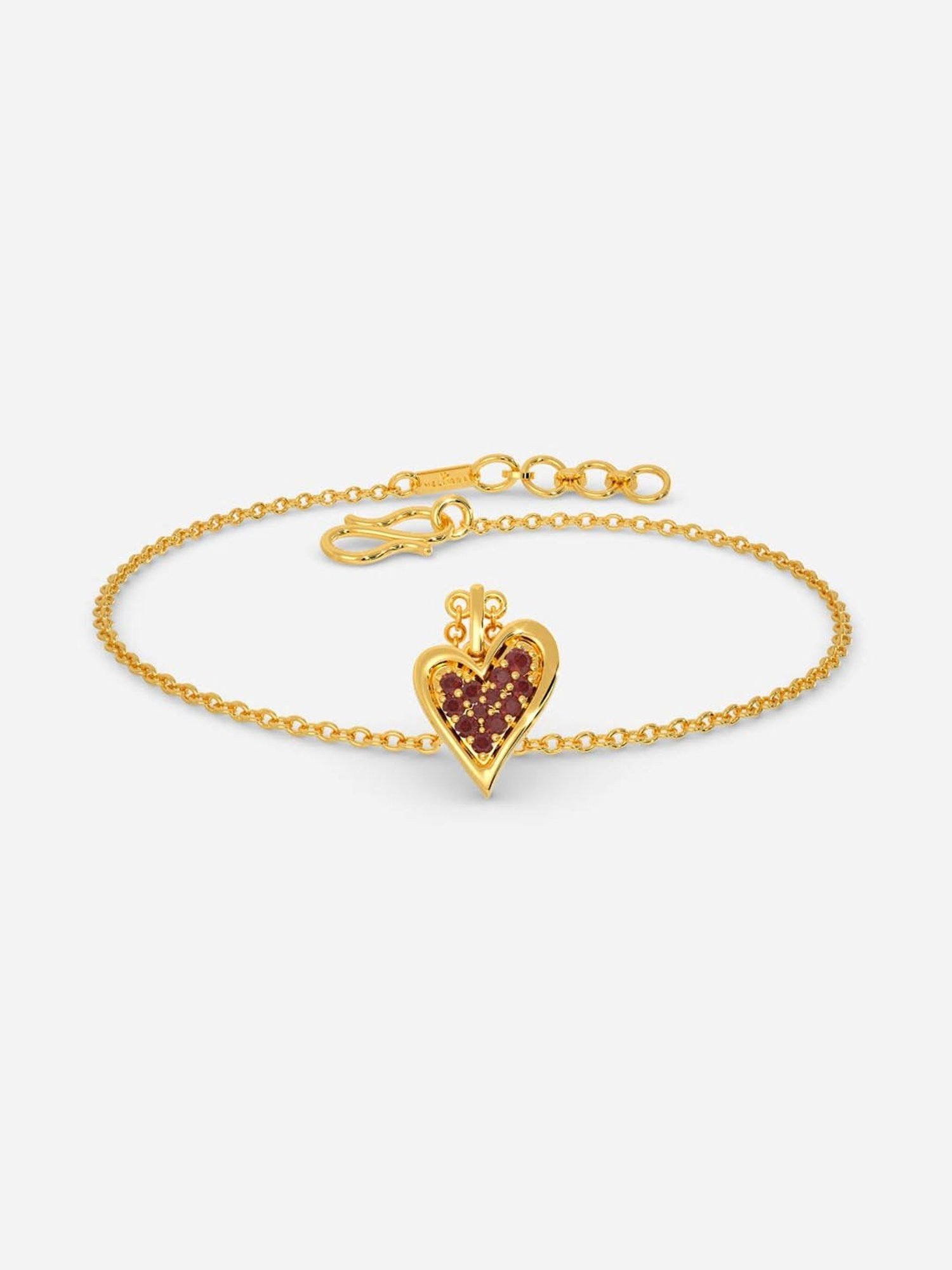 Elle Interlooped Cutout Gold Bracelet For Her  CaratLane