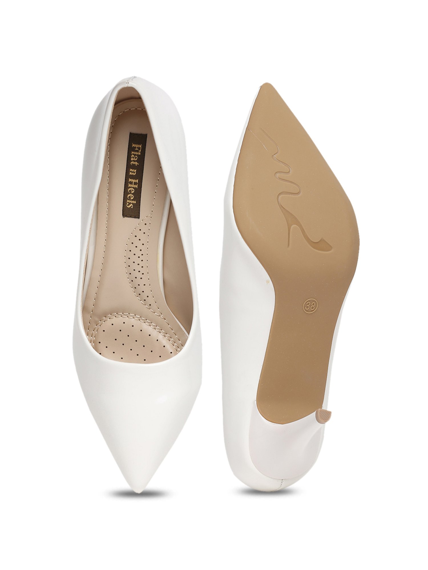 Buy OFFICE READY OFF WHITE PUMPS for Women Online in India