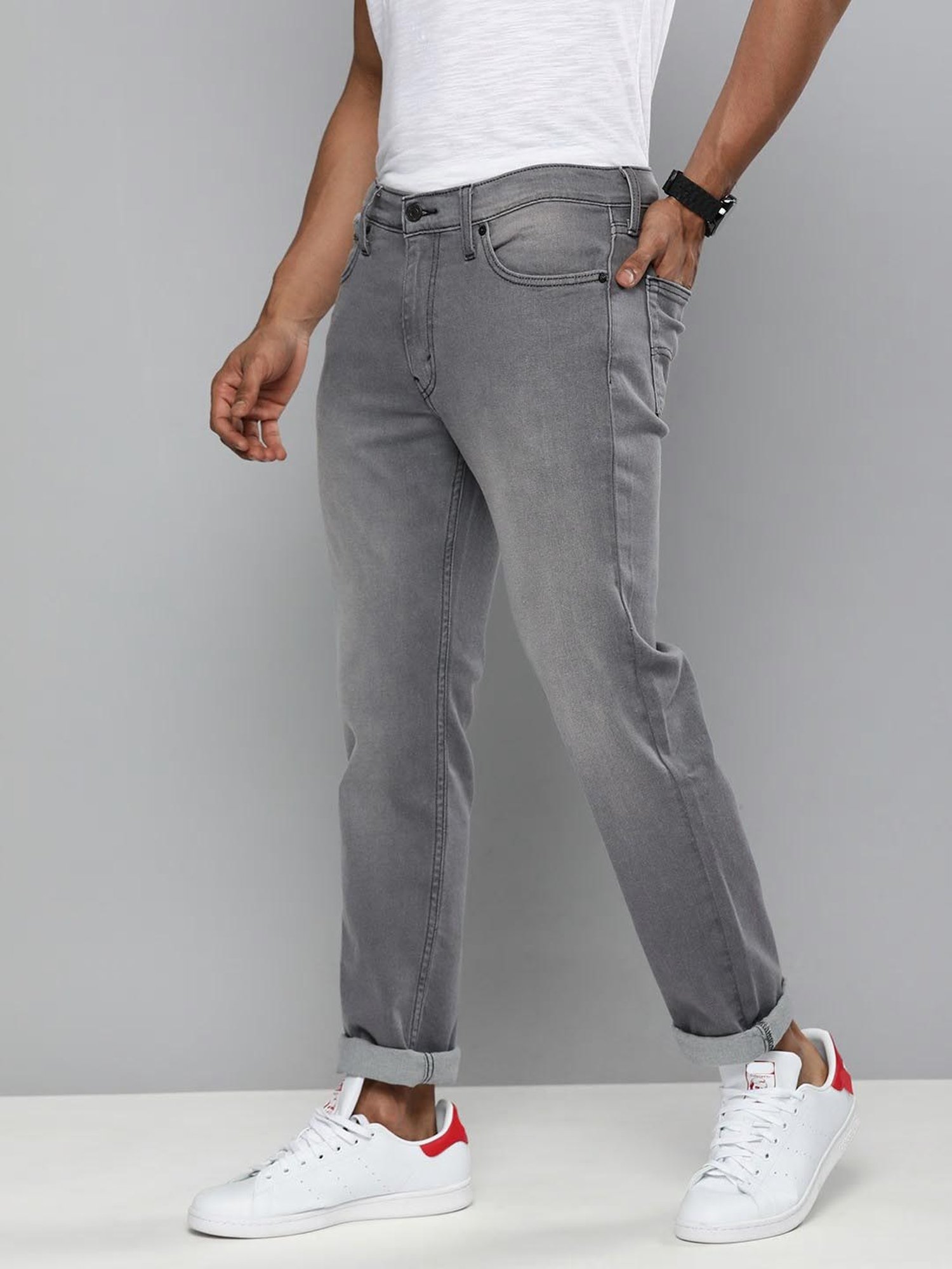 Buy Levi's 511 Grey Slim Fit Jeans Men Online @ Tata CLiQ
