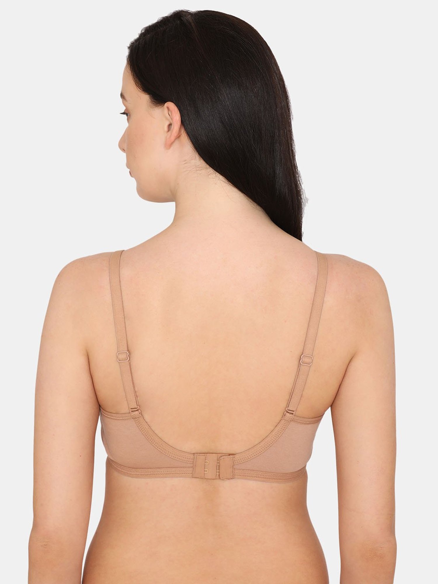 Buy Rosaline Double Layered Wirefree Comfort Backless Bra- Coral