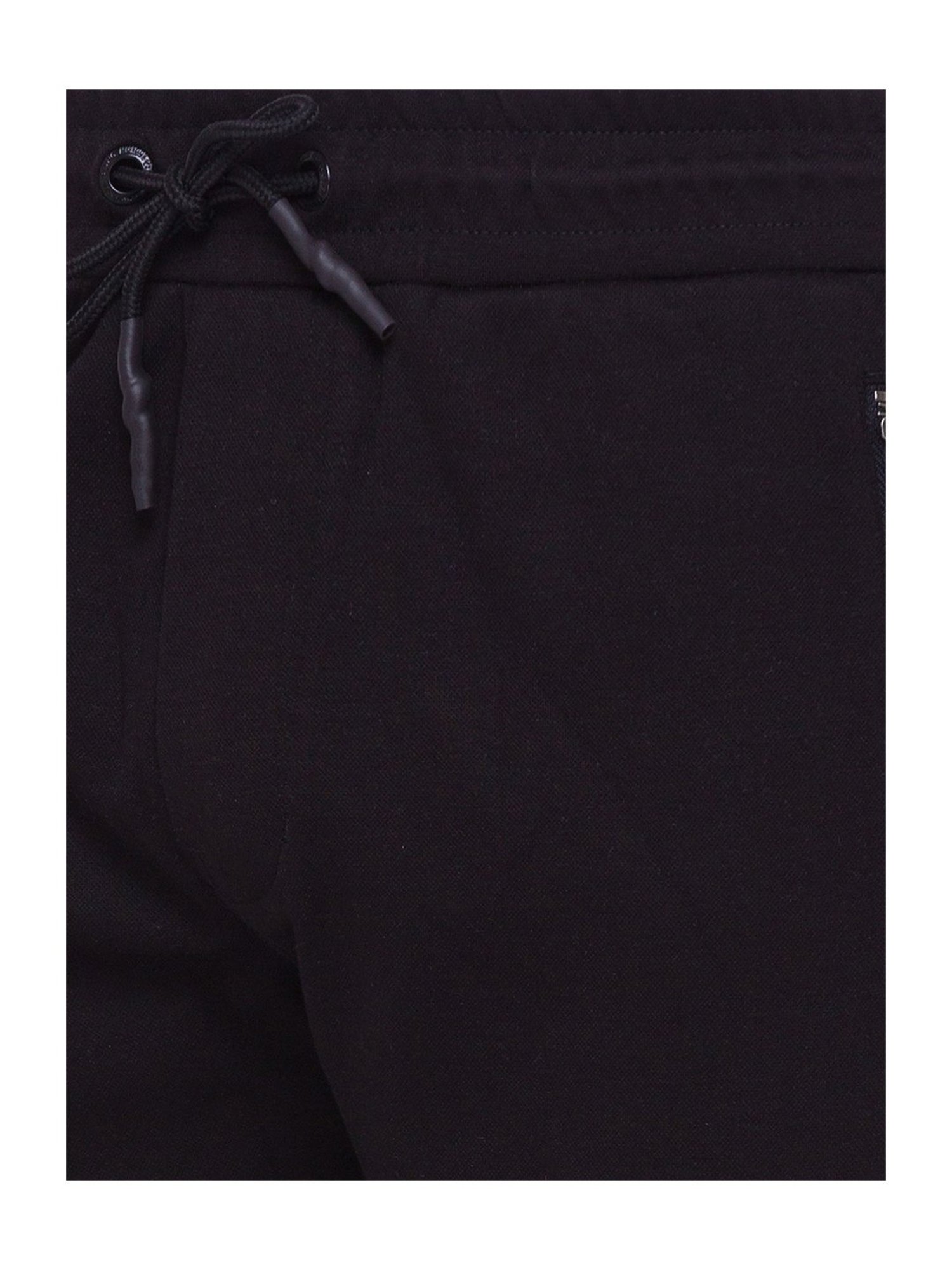 Skechers Black Regular Fit Sports Trackpants