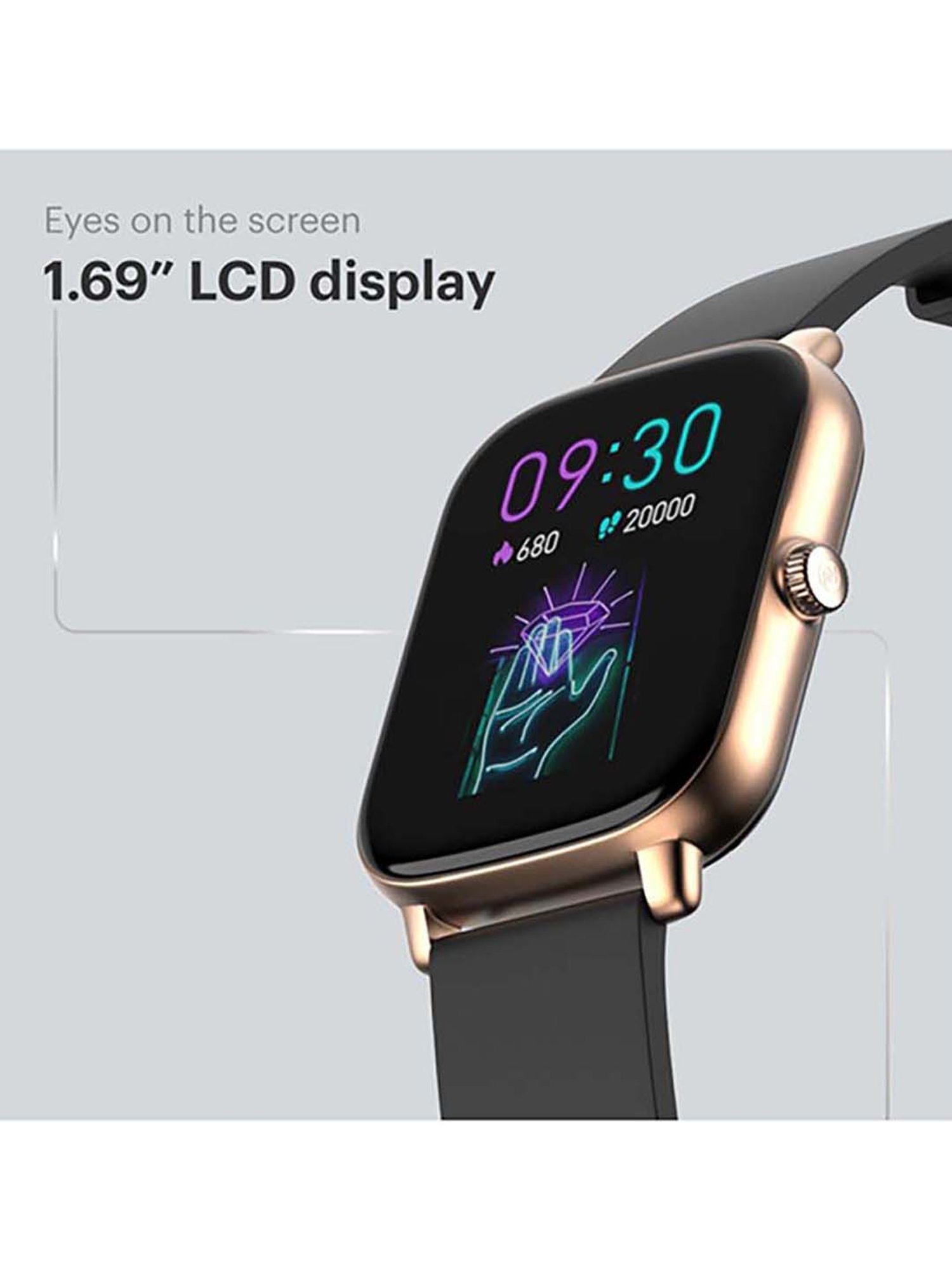 Noise midnight gold smart watch Outlet