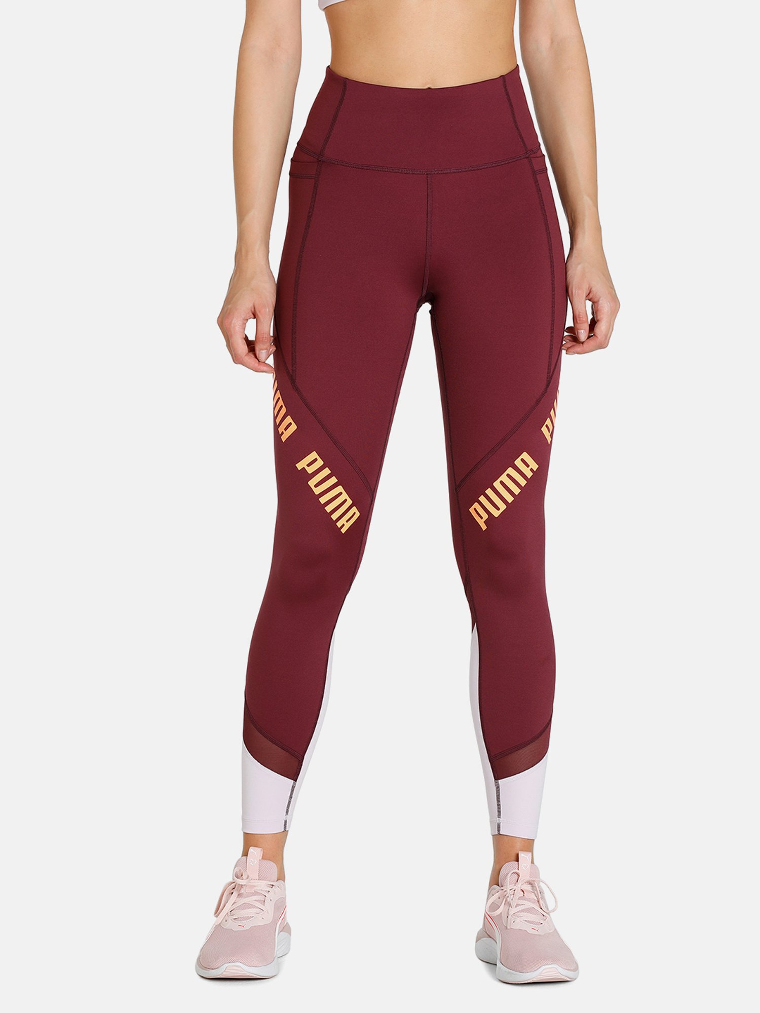 Buy Puma Red Polyester Tights for Women's Online @ Tata CLiQ