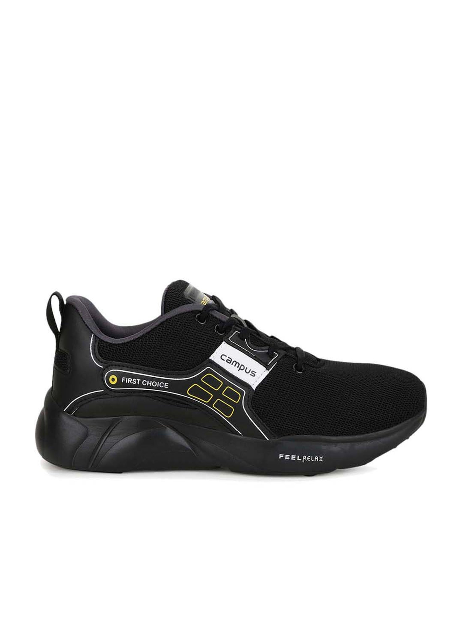 Campus Men's Black Running Shoes