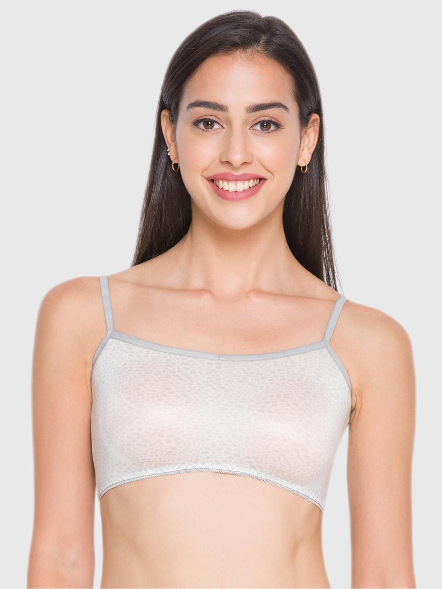 Buy Candyskin White Printed Non Padded Bra for Women Online @ Tata