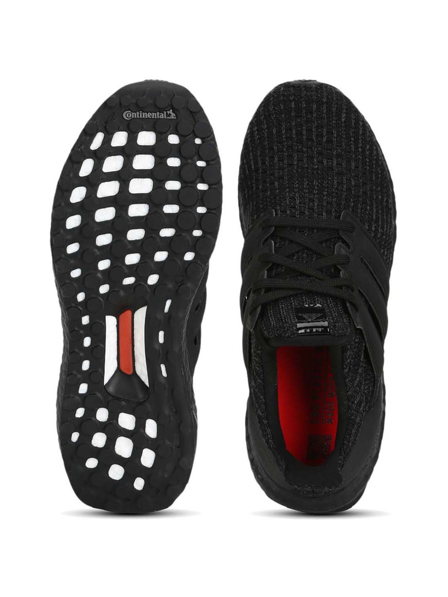 Ultra boost triple on sale black red lace