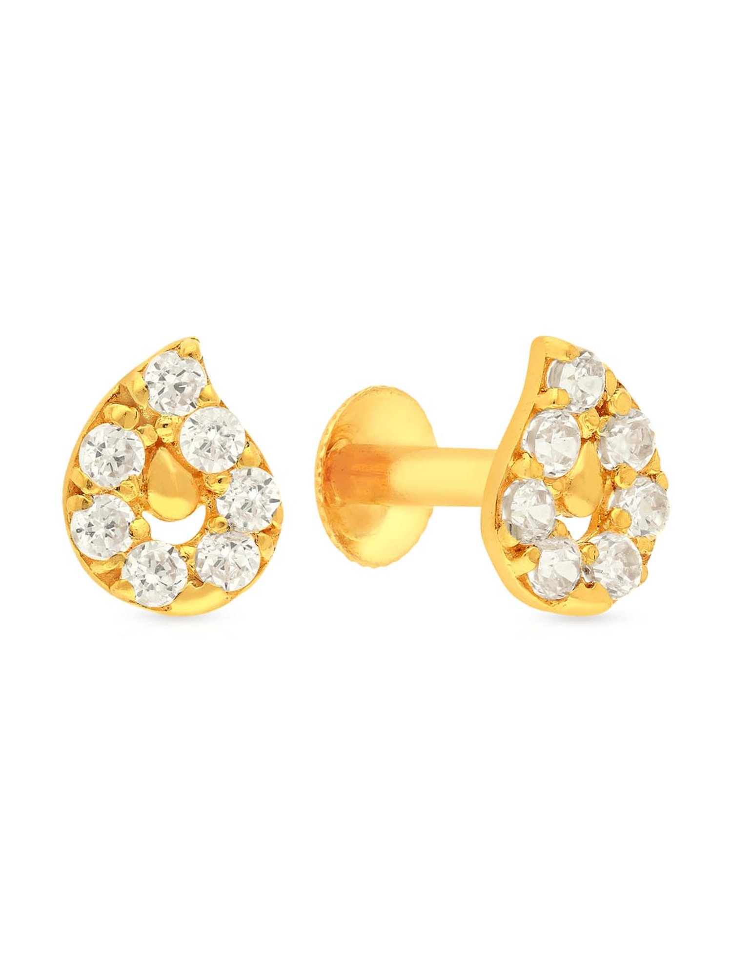 Buy Malabar Gold and Diamonds 22k Gold Earrings for Women Online At Best  Price  Tata CLiQ