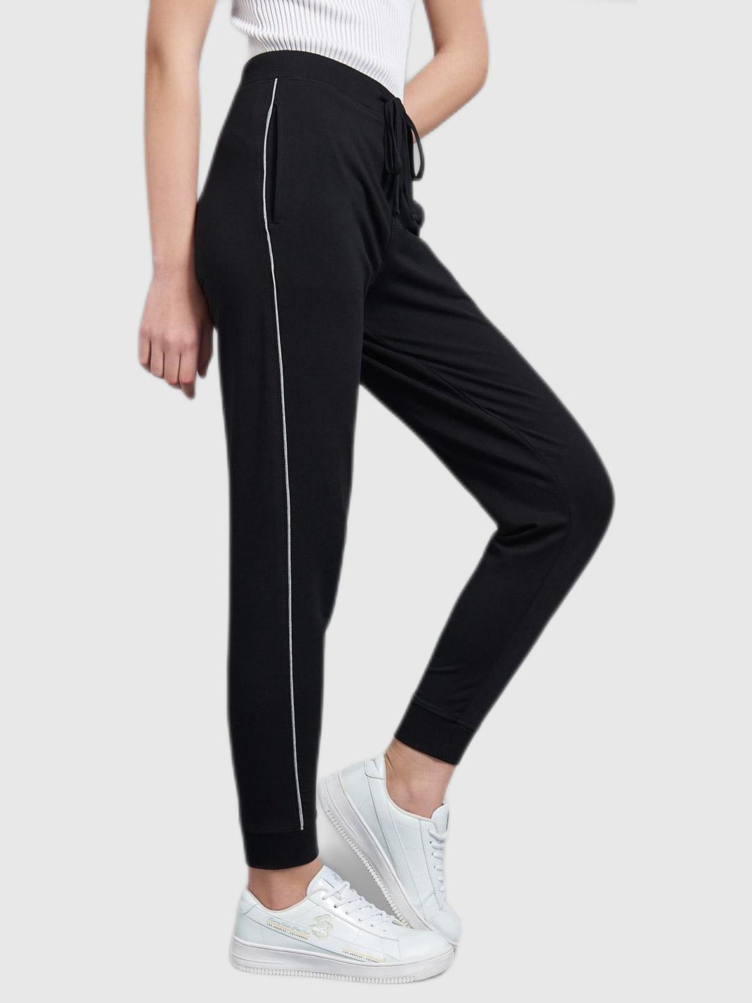 Buy Beverly Hills Polo Club Black Regular Fit Track Pants for Women Online  @ Tata CLiQ