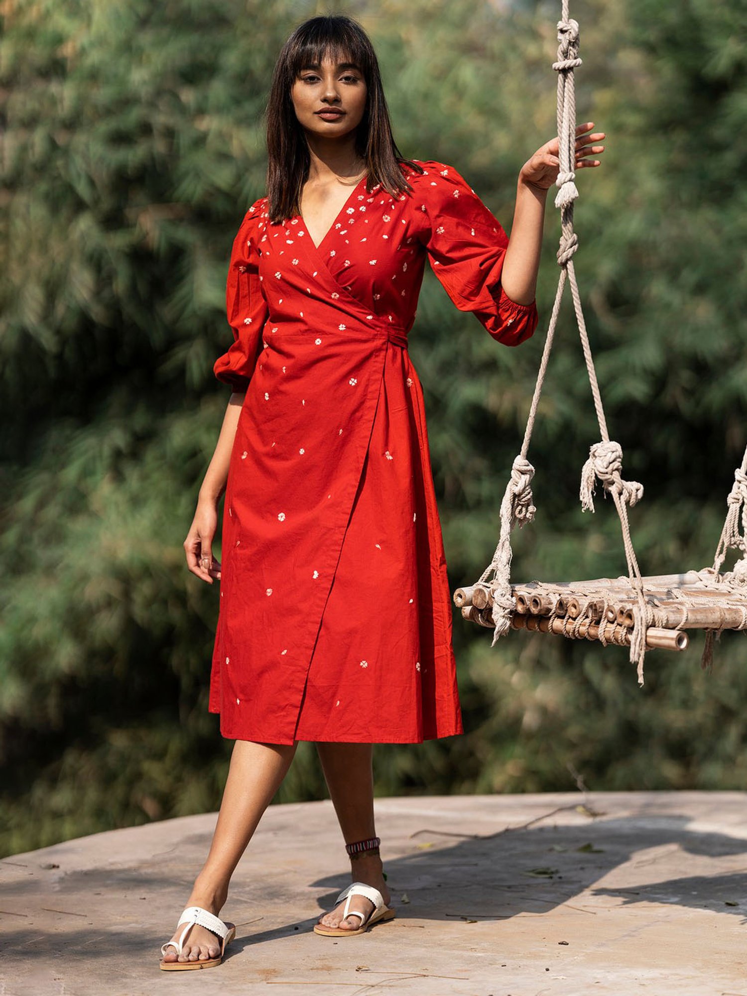 okhai wrap dress