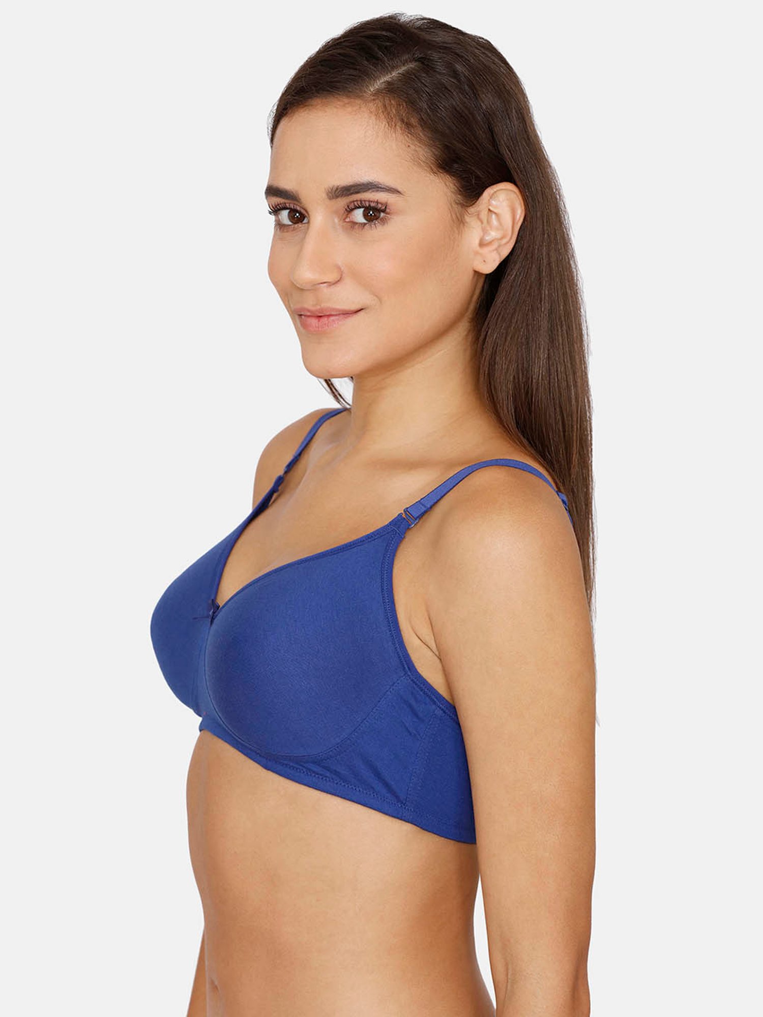 Buy Rosaline by Zivame Blue Non Wired Non Padded T-Shirt Bra for Women  Online @ Tata CLiQ