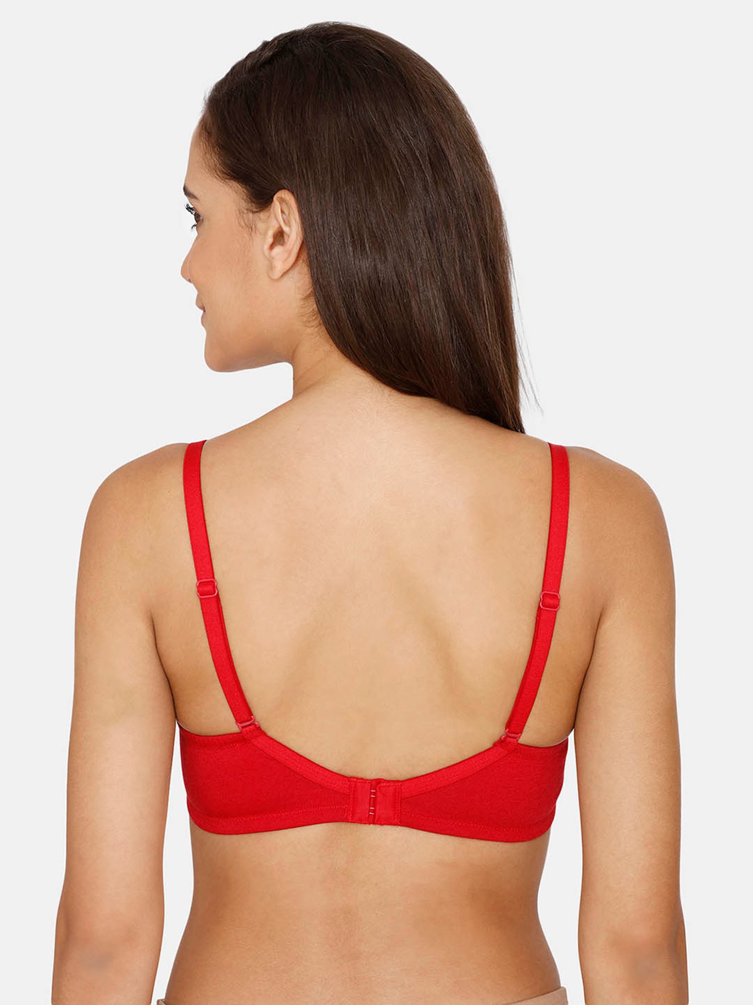 Buy Rosaline by Zivame Red Non Wired Non Padded T-Shirt Bra for Women  Online @ Tata CLiQ