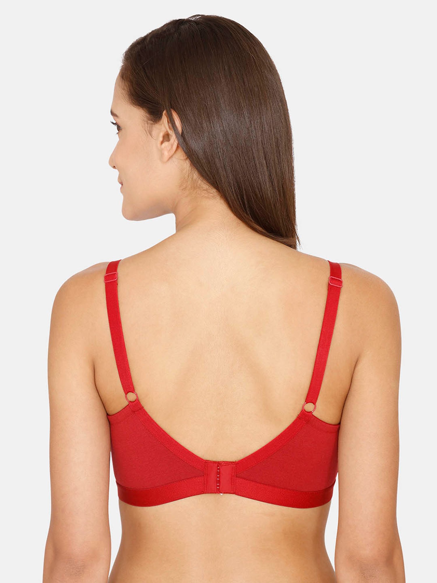 Buy Zivame Red Non Wired Non Padded Minimiser Bra for Women Online