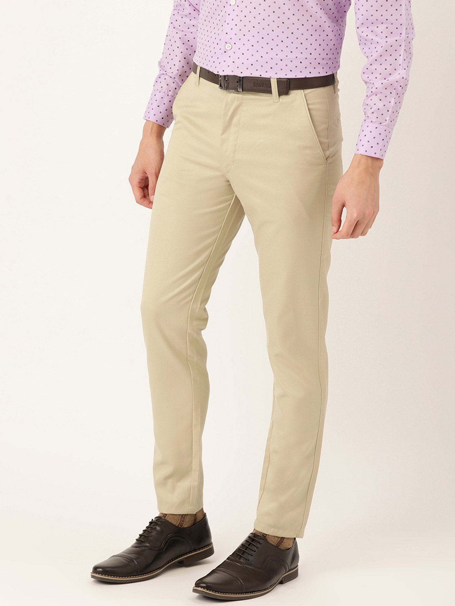 LOUIS PHILIPPE Regular Fit Men Beige Trousers - Buy LOUIS PHILIPPE Regular  Fit Men Beige Trousers Online at Best Prices in India | Flipkart.com