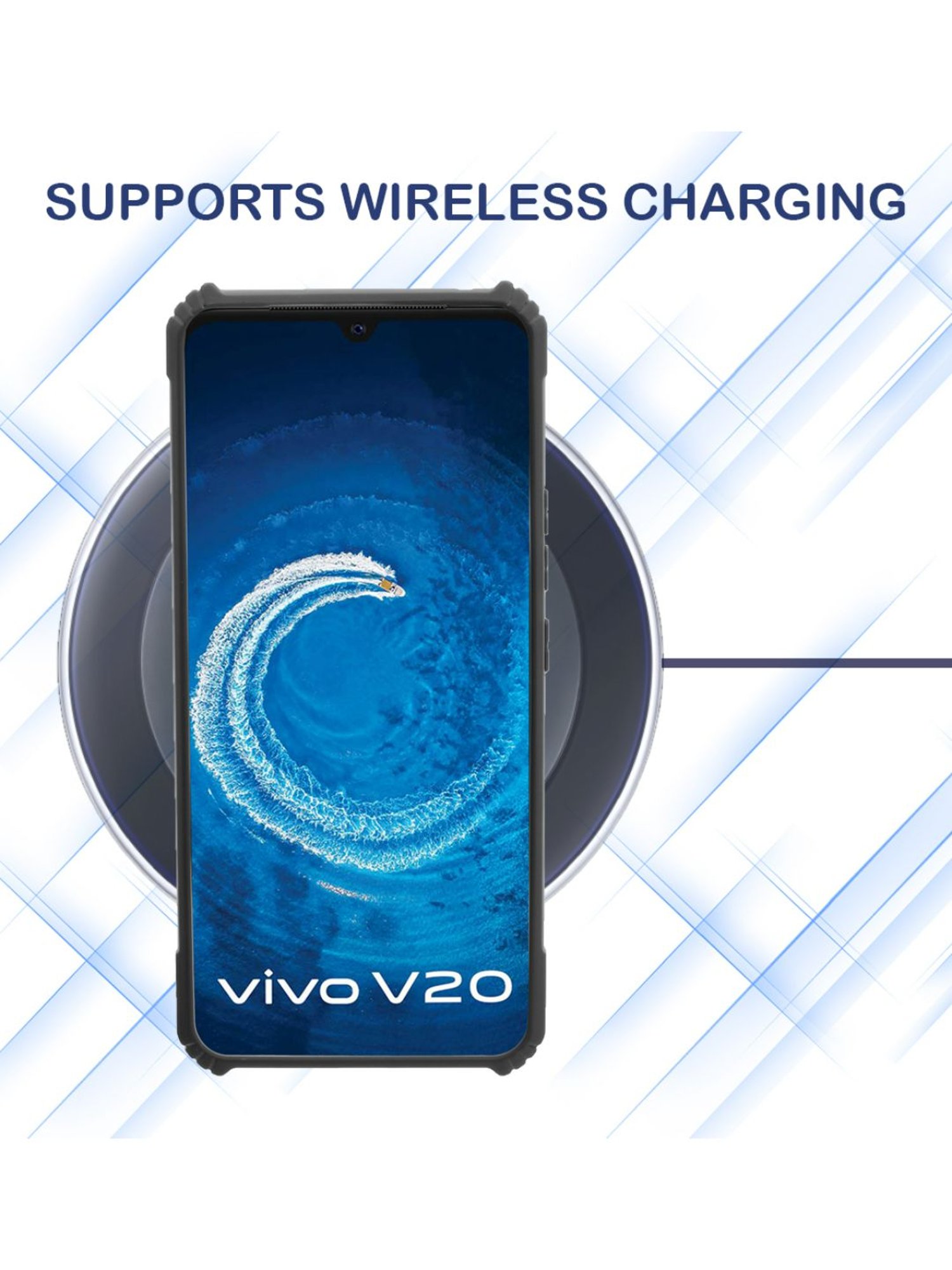 vivo v20 support wireless charging