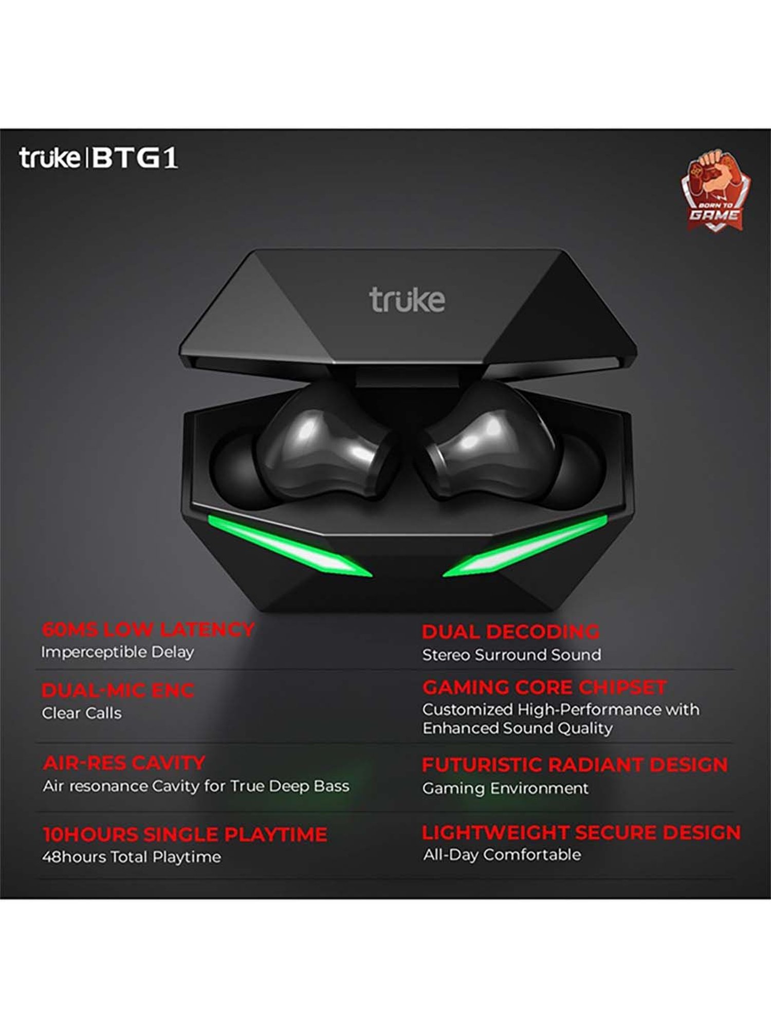 truke earbuds btg1