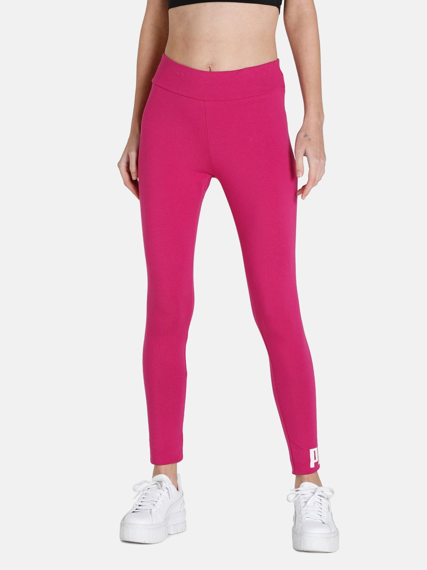 Buy Puma Pink Regular Fit Tights for Women Online @ Tata CLiQ