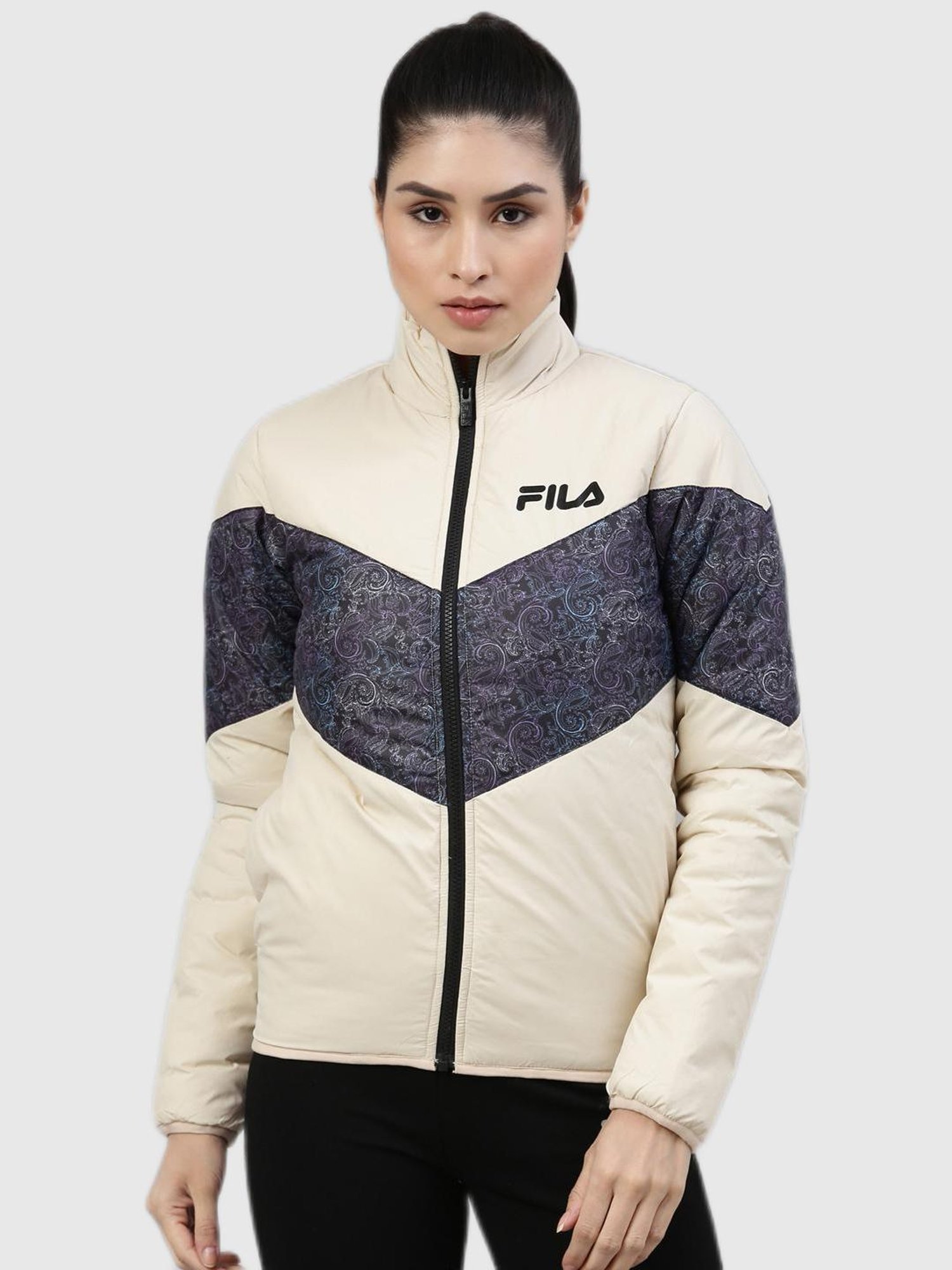 Fila deals beige jacket