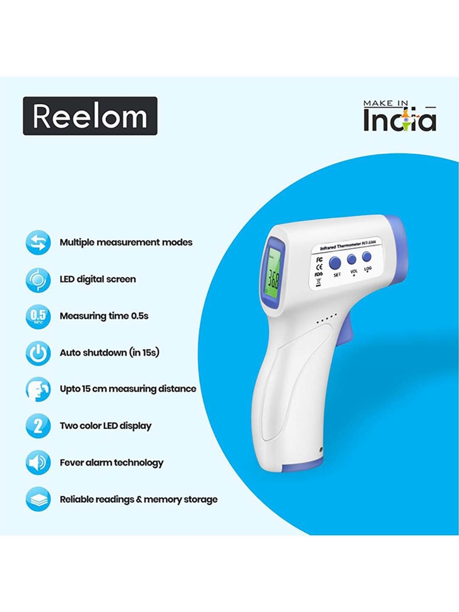 Reelom Wall Mounted Thermometer - Gloria Exports Enterprise