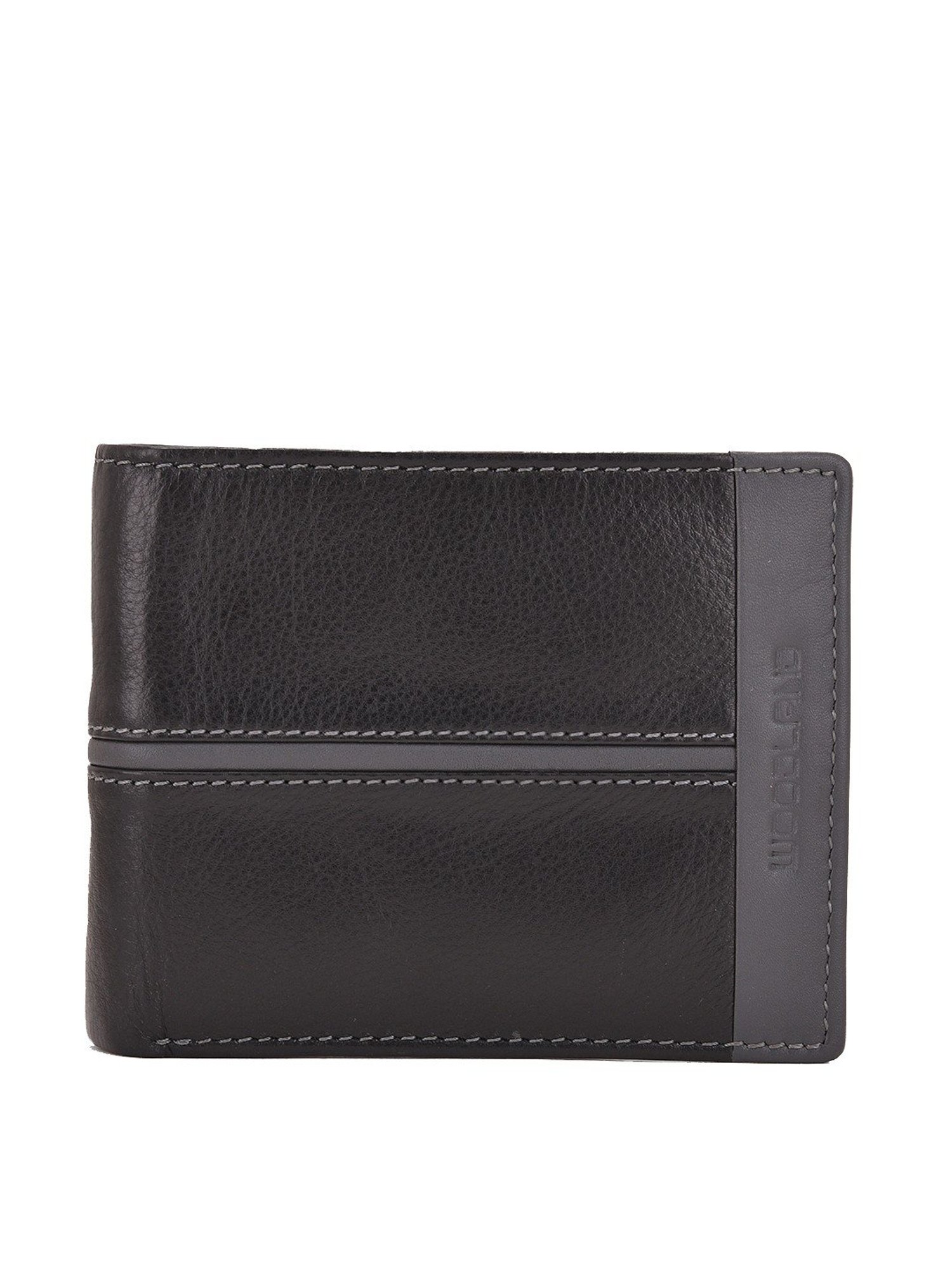 Buy SASSORA Jade Black Leather Small Bi-Fold Wallet for Men at Best Price @  Tata CLiQ