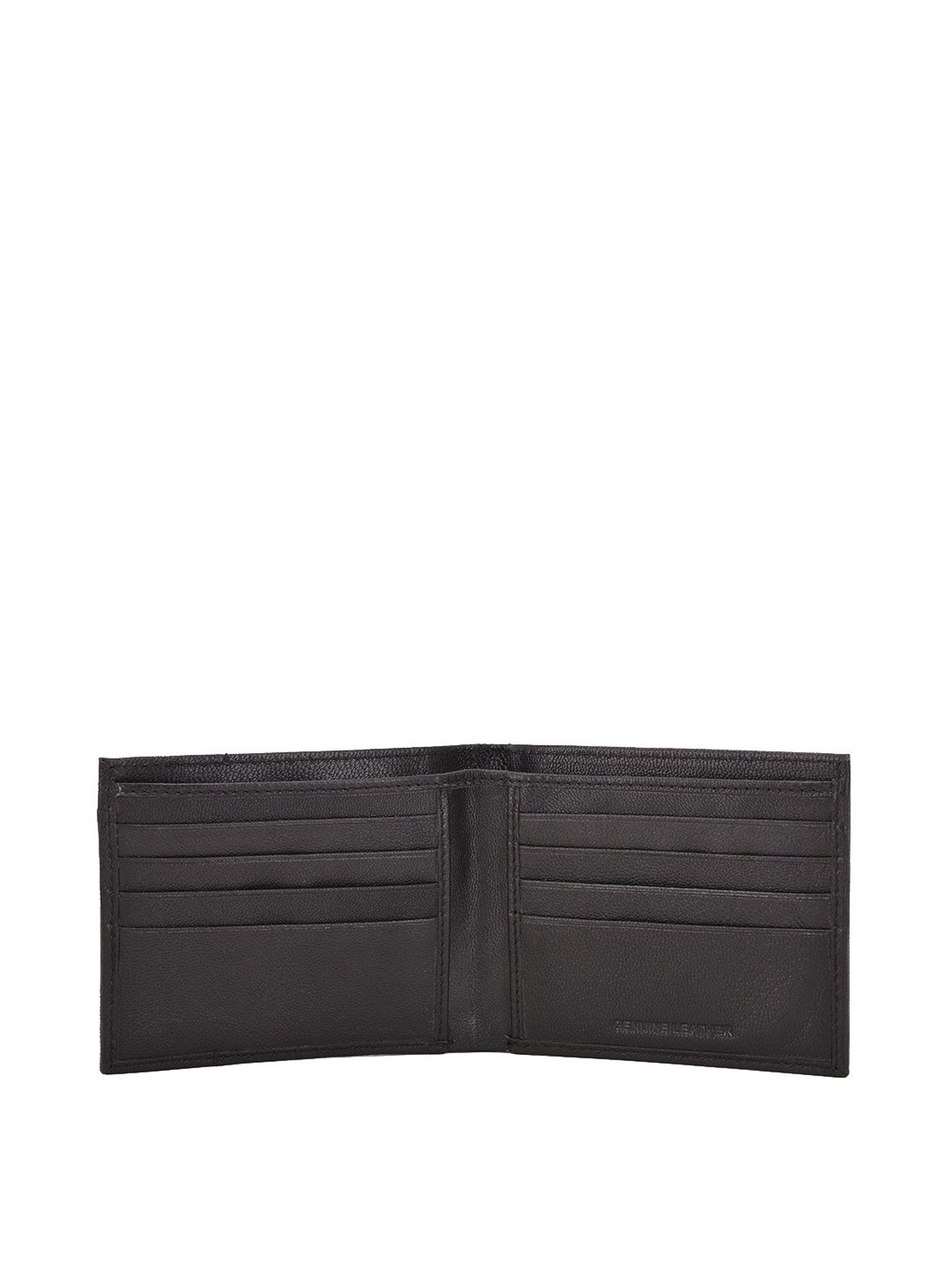 Buy SASSORA Jade Black Leather Small Bi-Fold Wallet for Men at Best Price @  Tata CLiQ