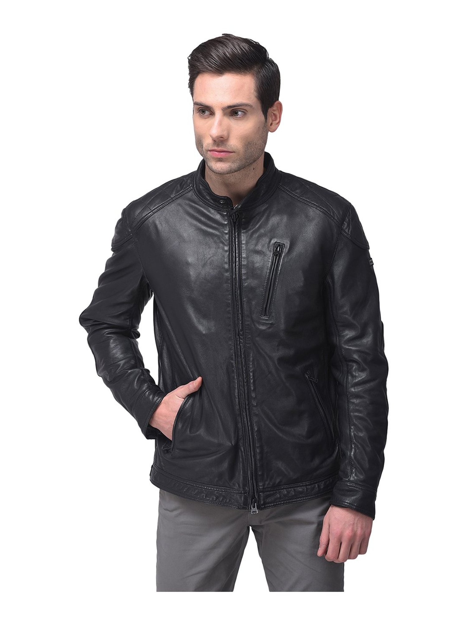 Buy Peter England Casuals Khaki Regular Fit Hooded Jacket for Mens Online @ Tata  CLiQ
