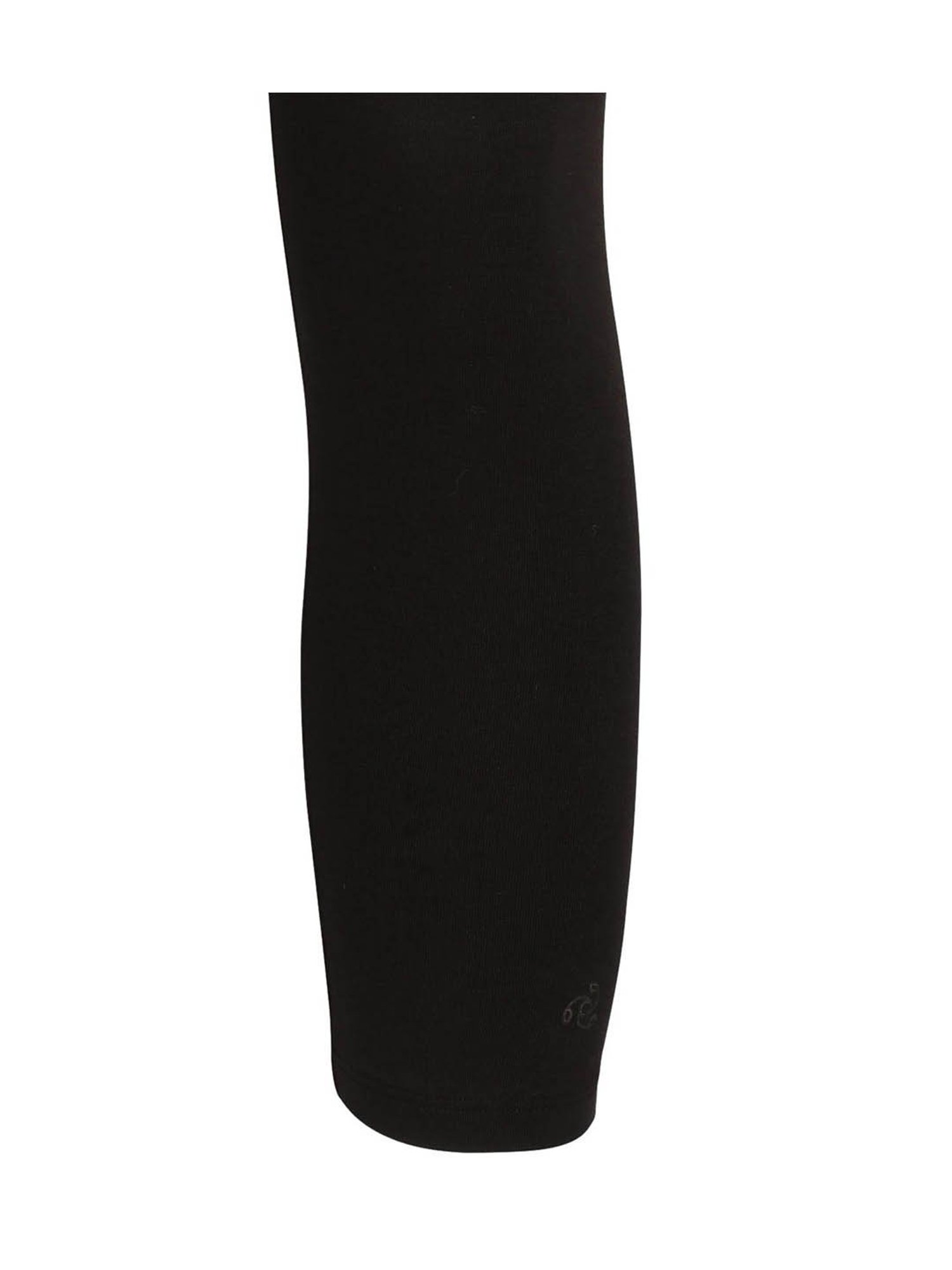 Buy Jockey Kids Black Solid Leggings for Girls Clothing Online @ Tata CLiQ